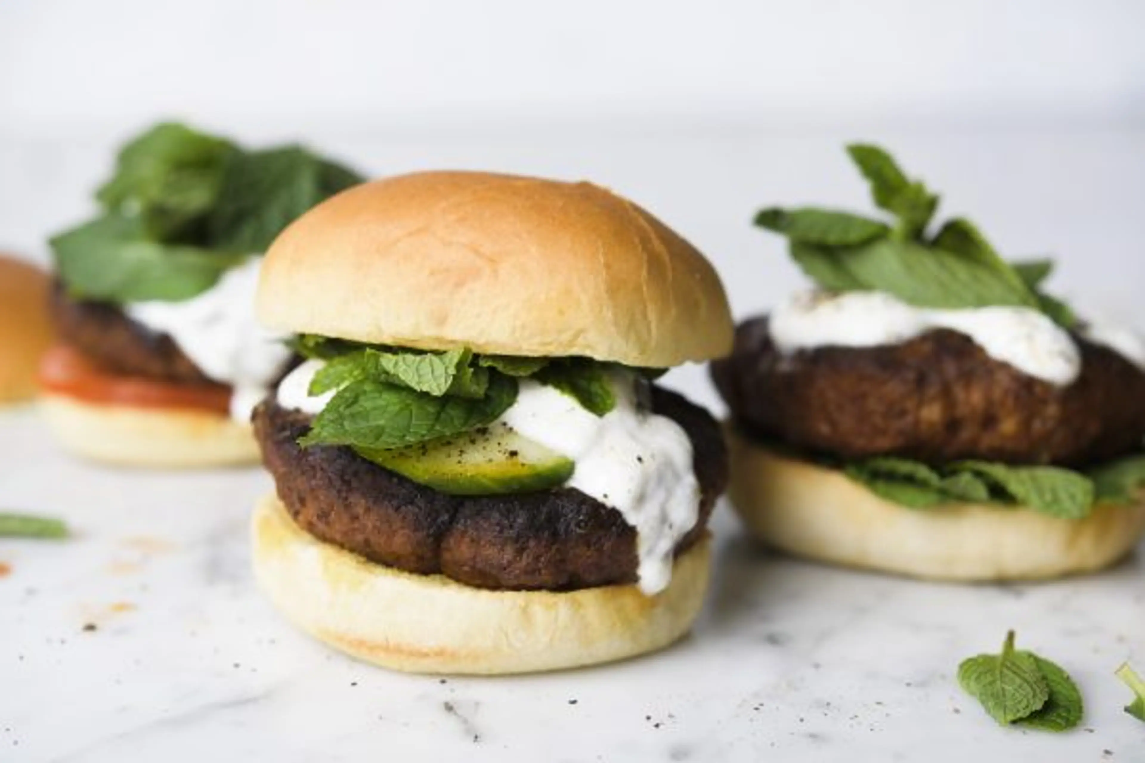 Indian-Spiced Pork Burgers