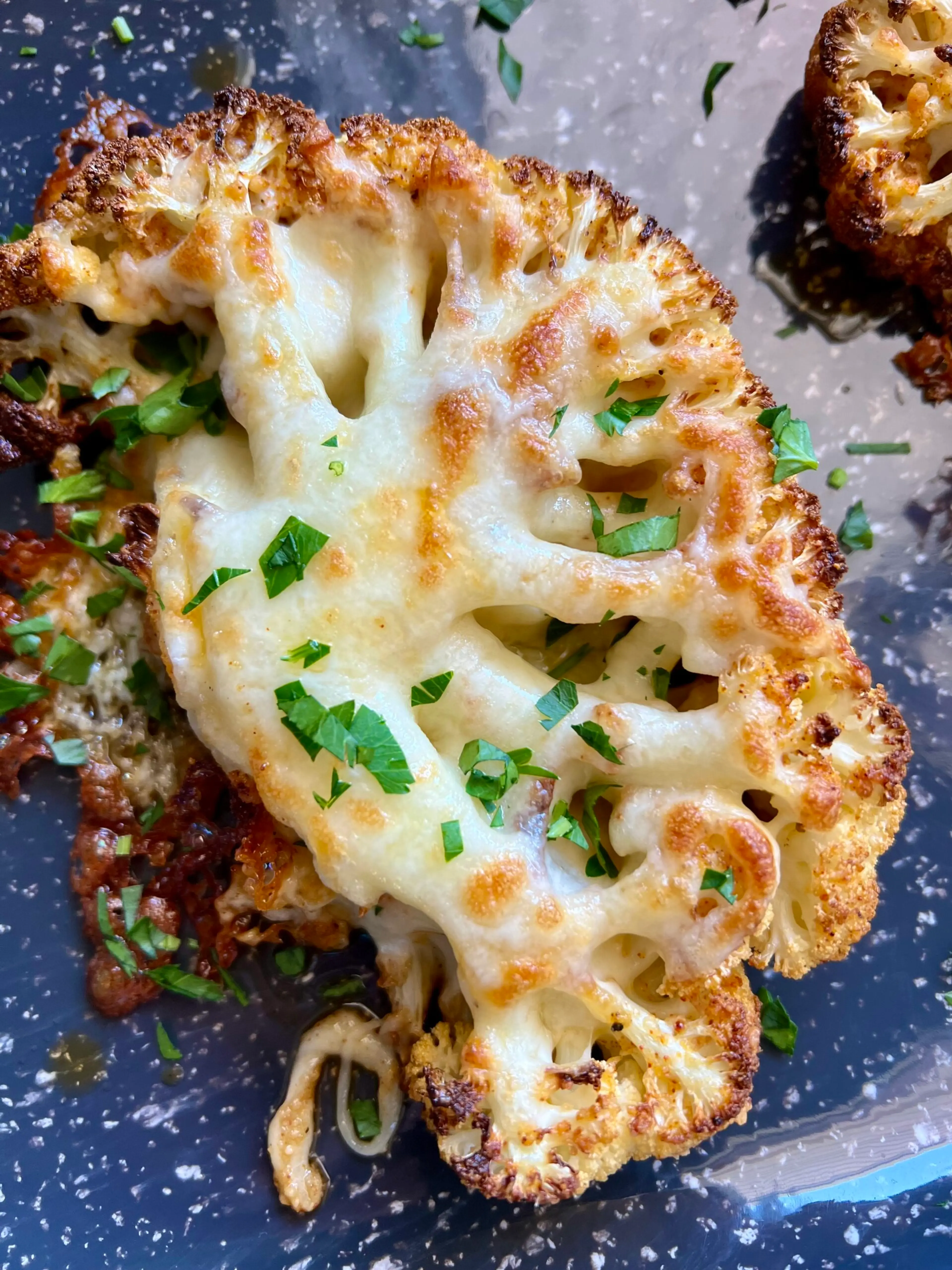 Cheesy Cauliflower Steaks