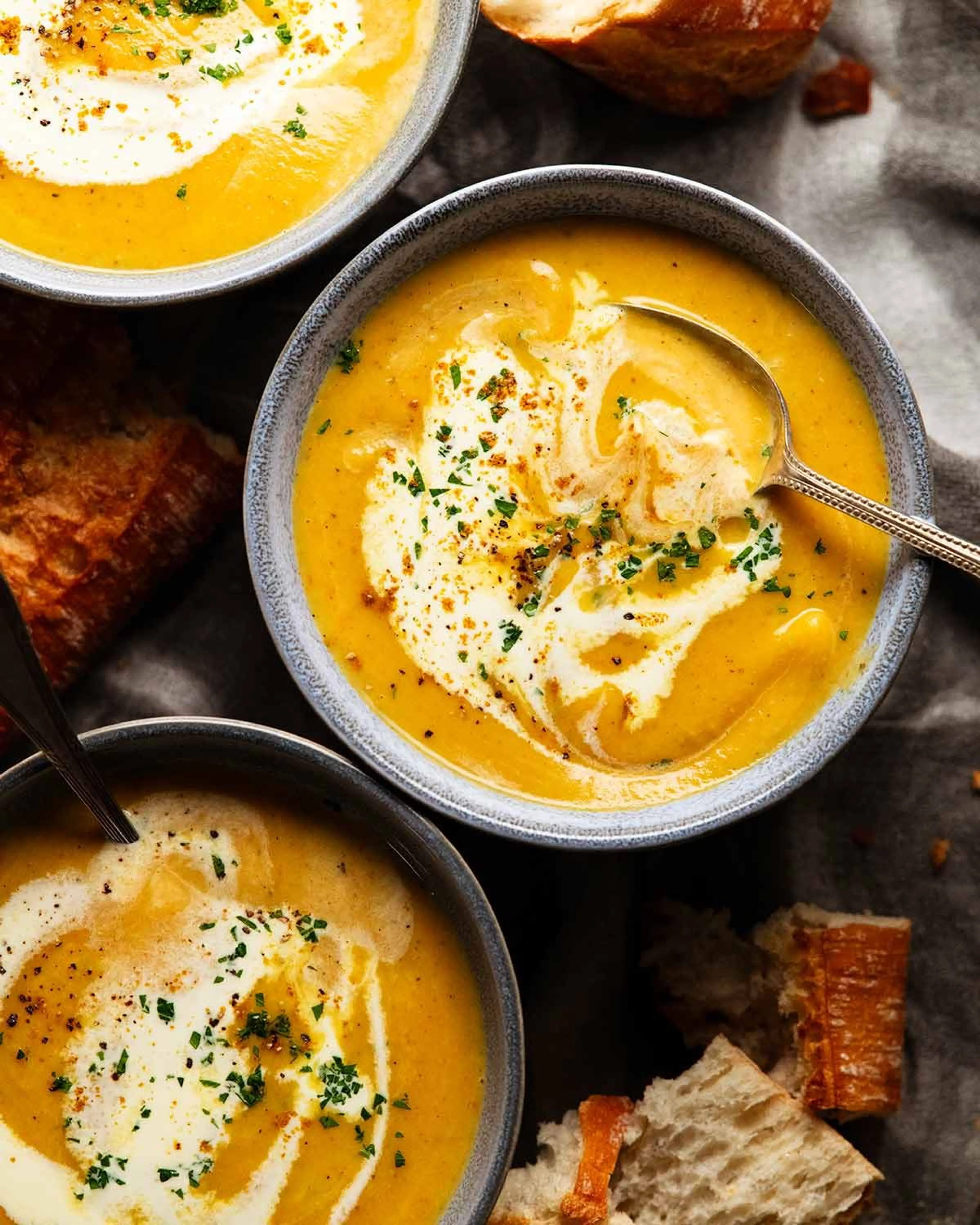 Root vegetable soup