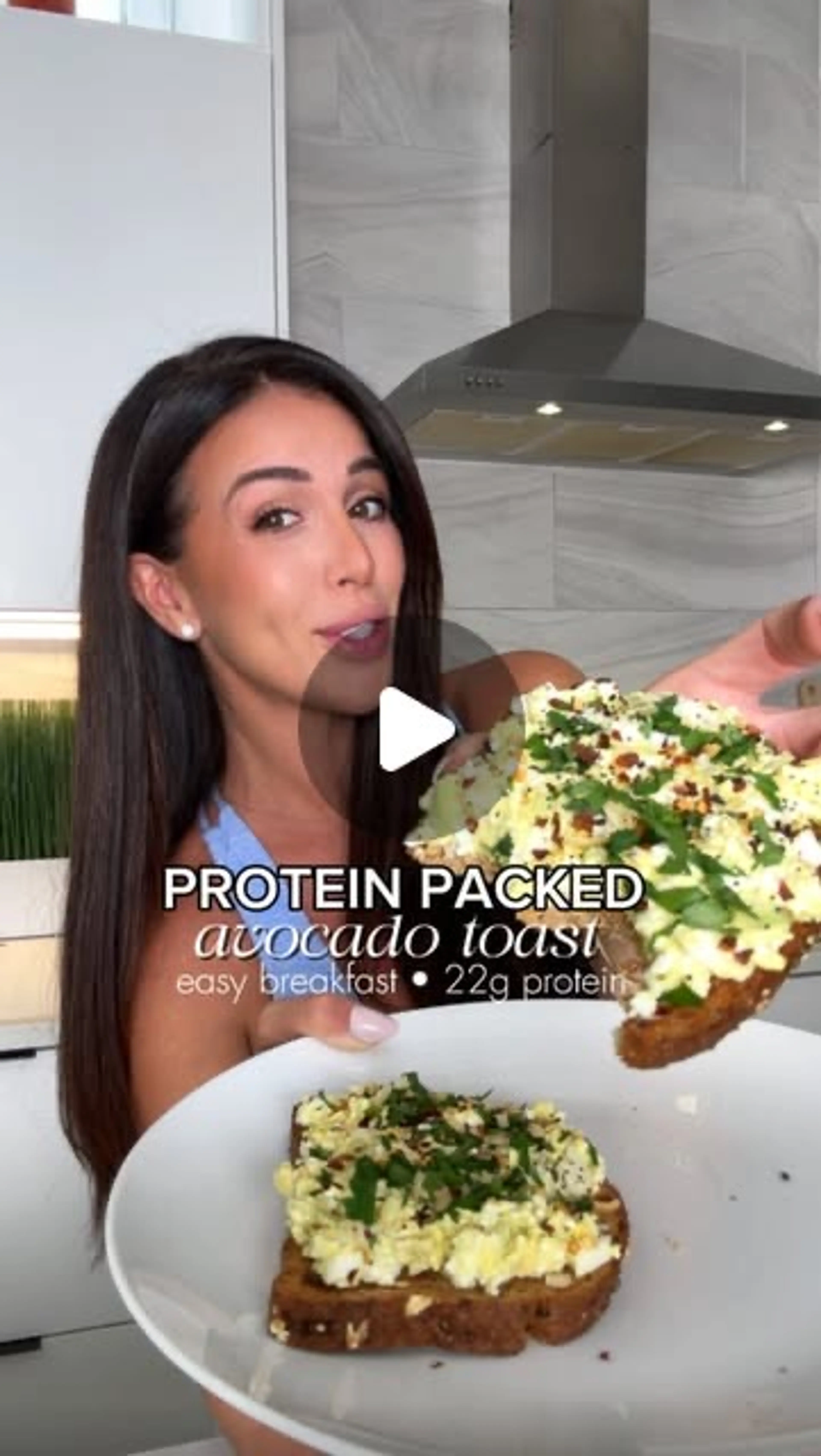 Easy High Protein Breakfast Toast
