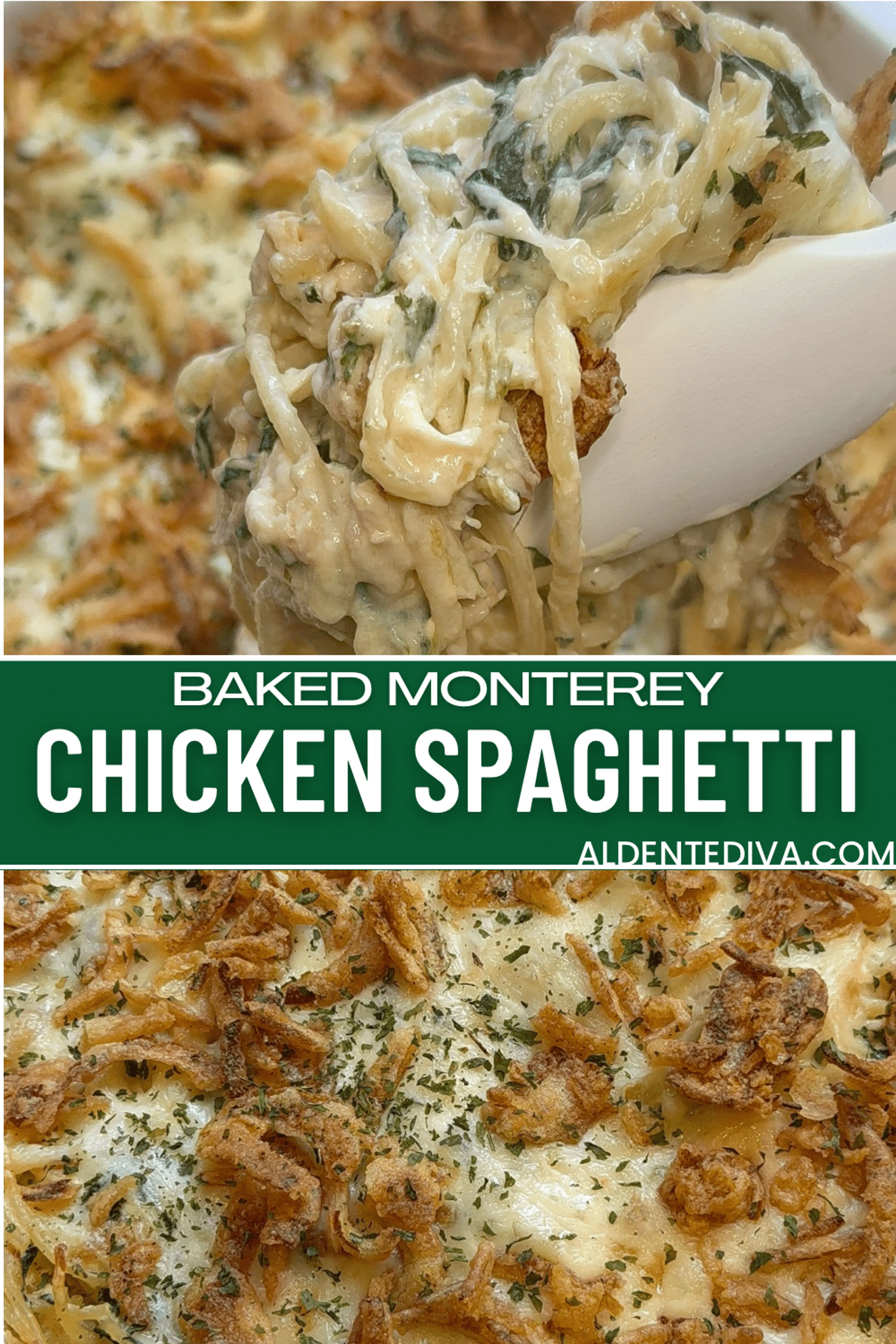 Baked Monterey Chicken Spaghetti Recipe