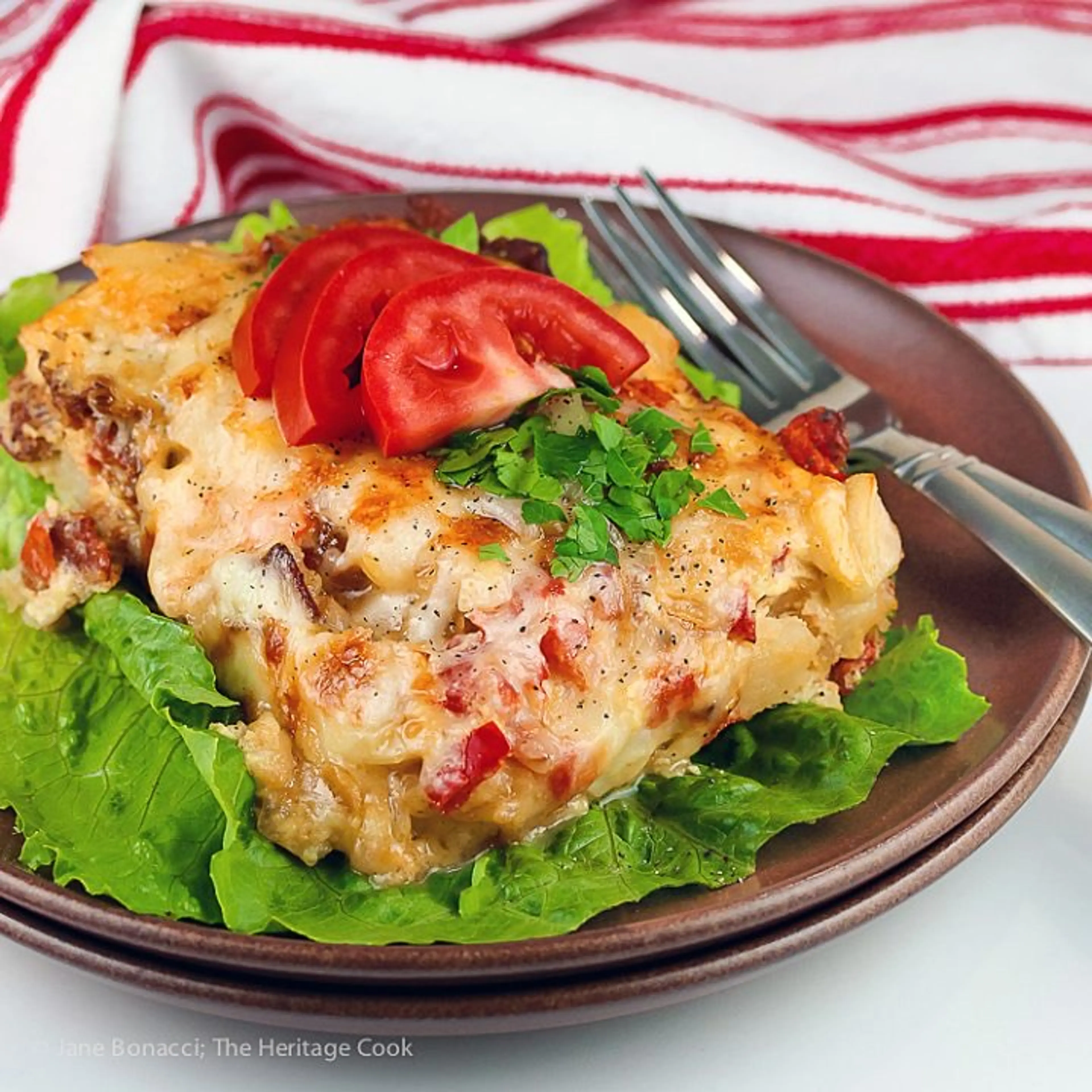 Easy Cheesy Potatoes O'Brien Bacon Casserole (Gluten-Free)