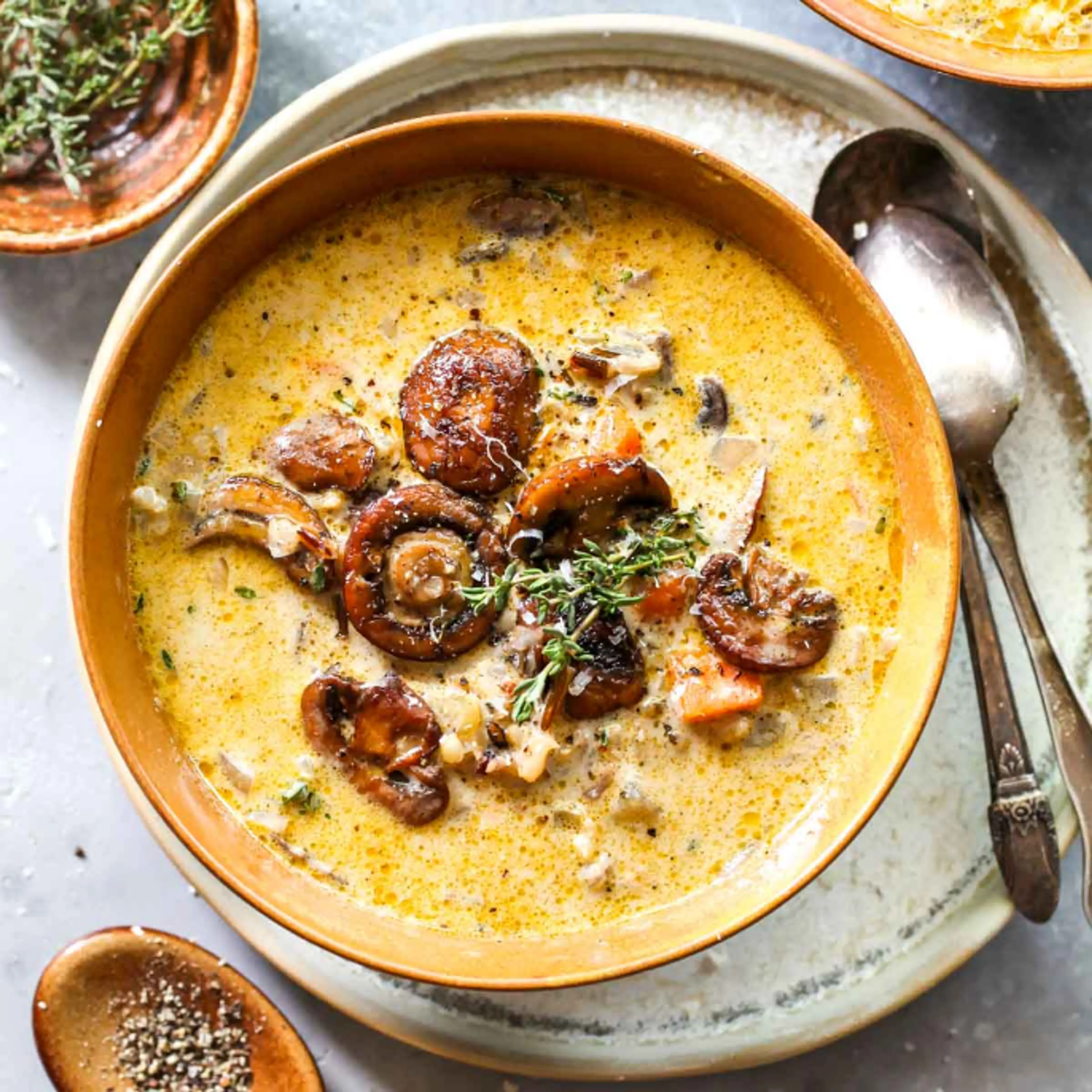 Wild Rice and Mushroom Soup | Umami