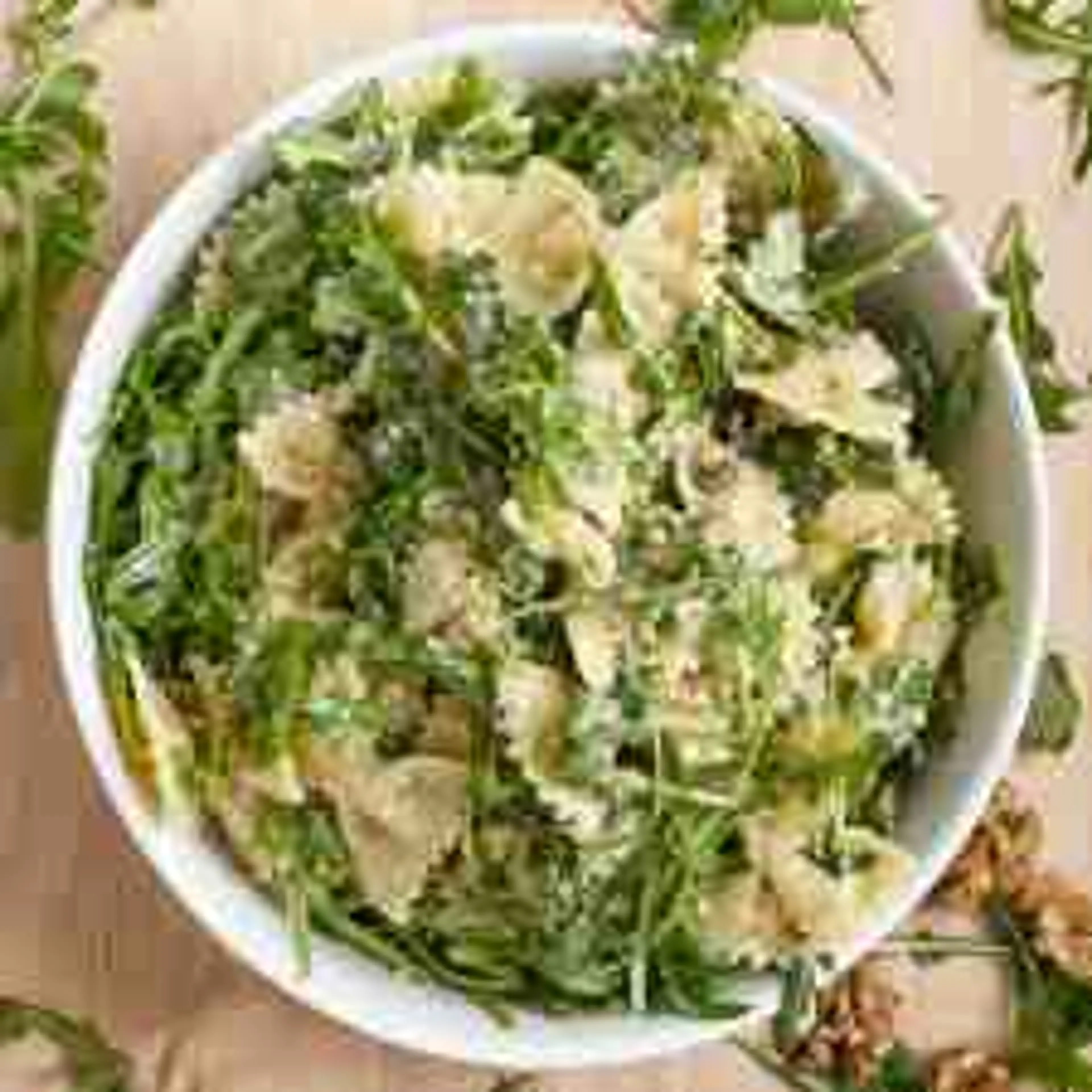 Lemon Arugula Pasta Salad