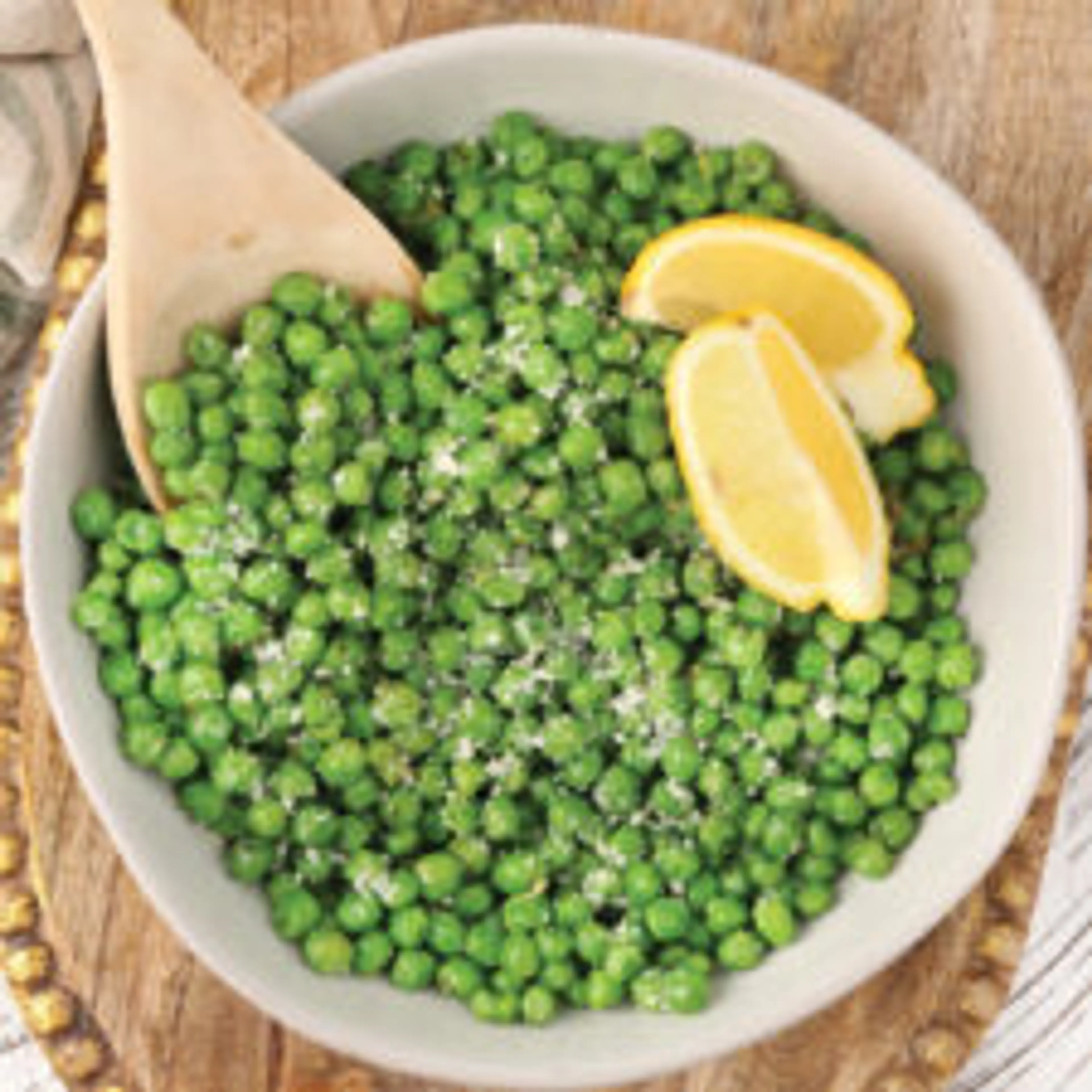 Garlic Lemon Peas