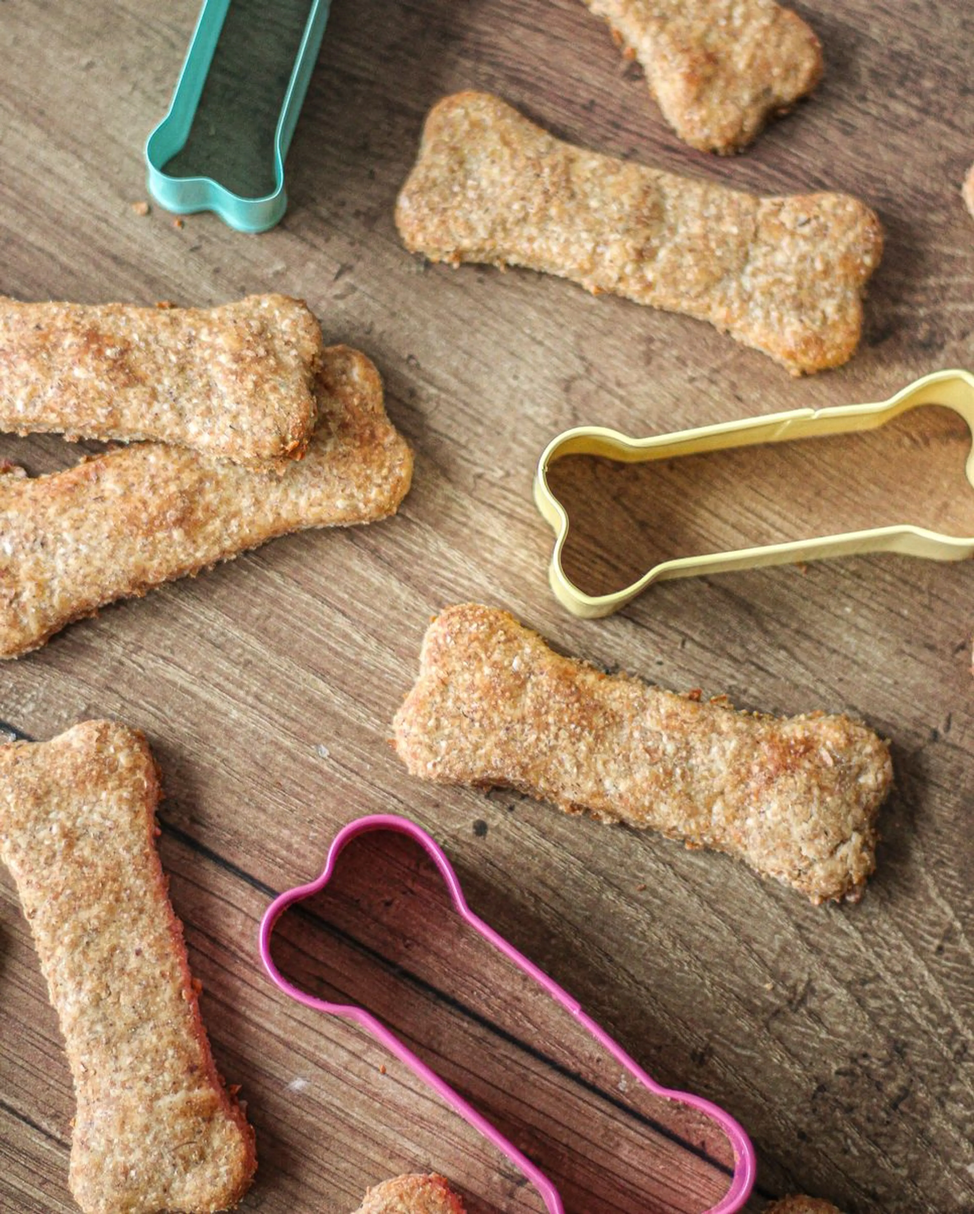 Peanut Butter Banana Dog Treats