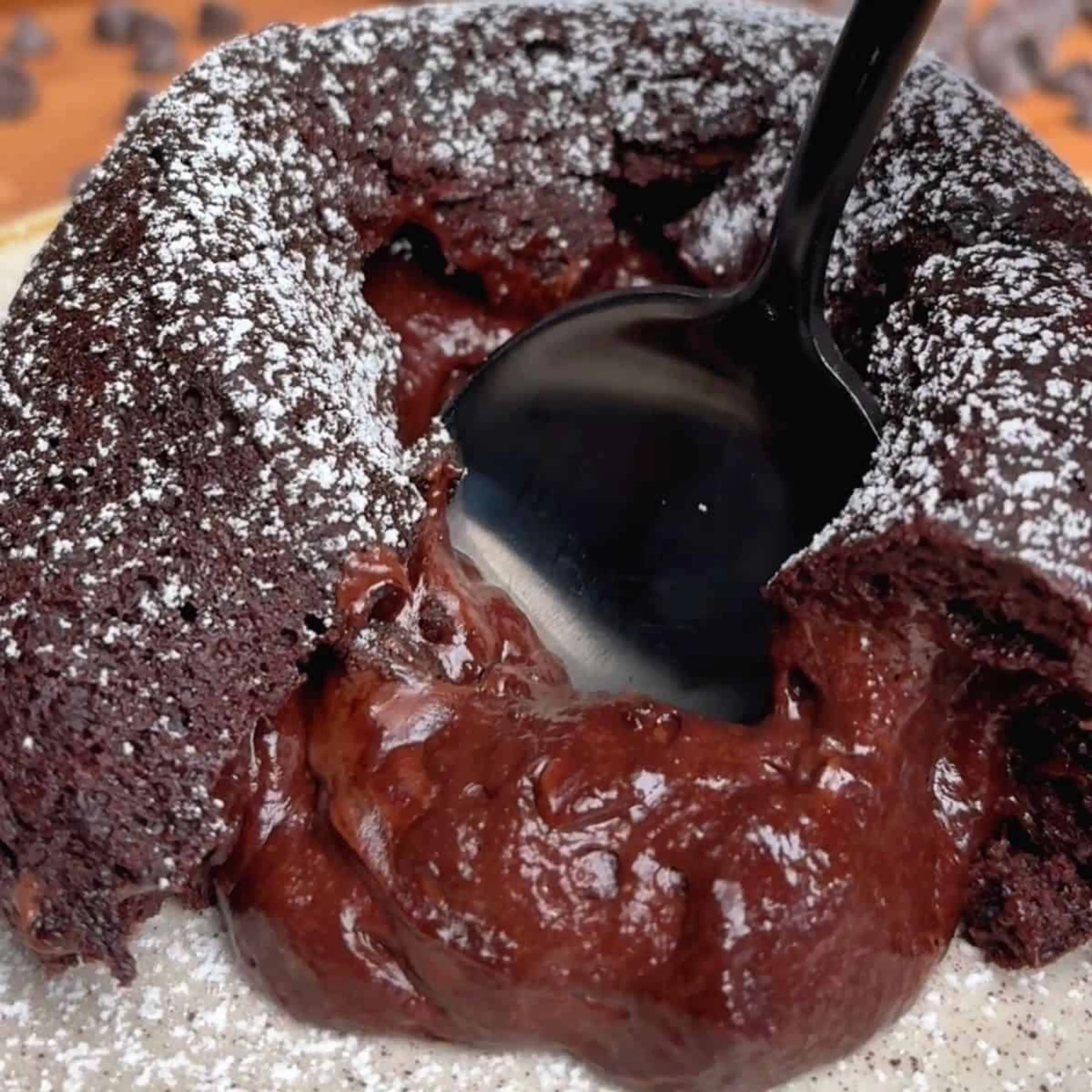 Oven-Baked Chocolate Lava Cake (Single Serve)