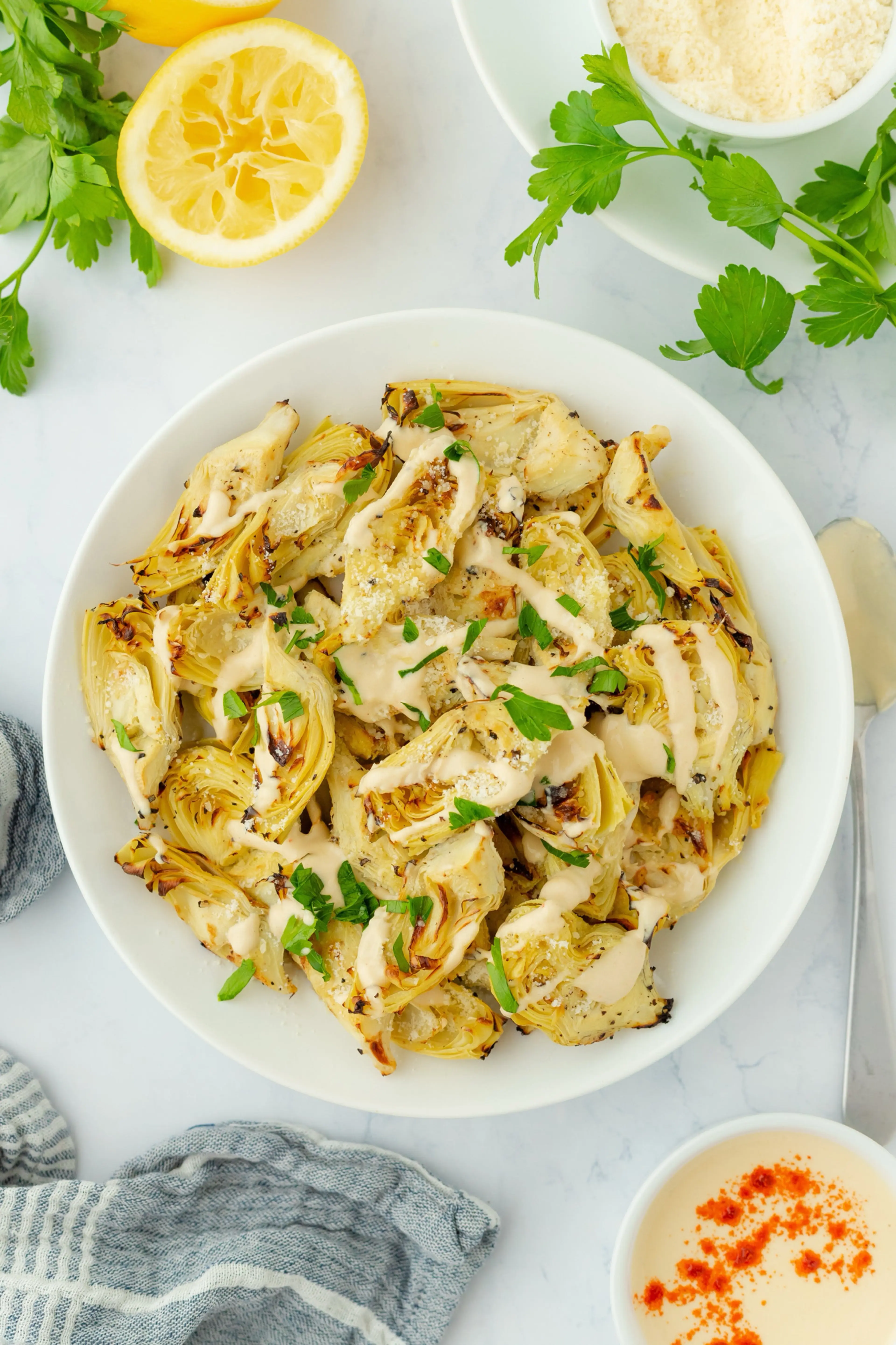 Roasted Artichoke Hearts