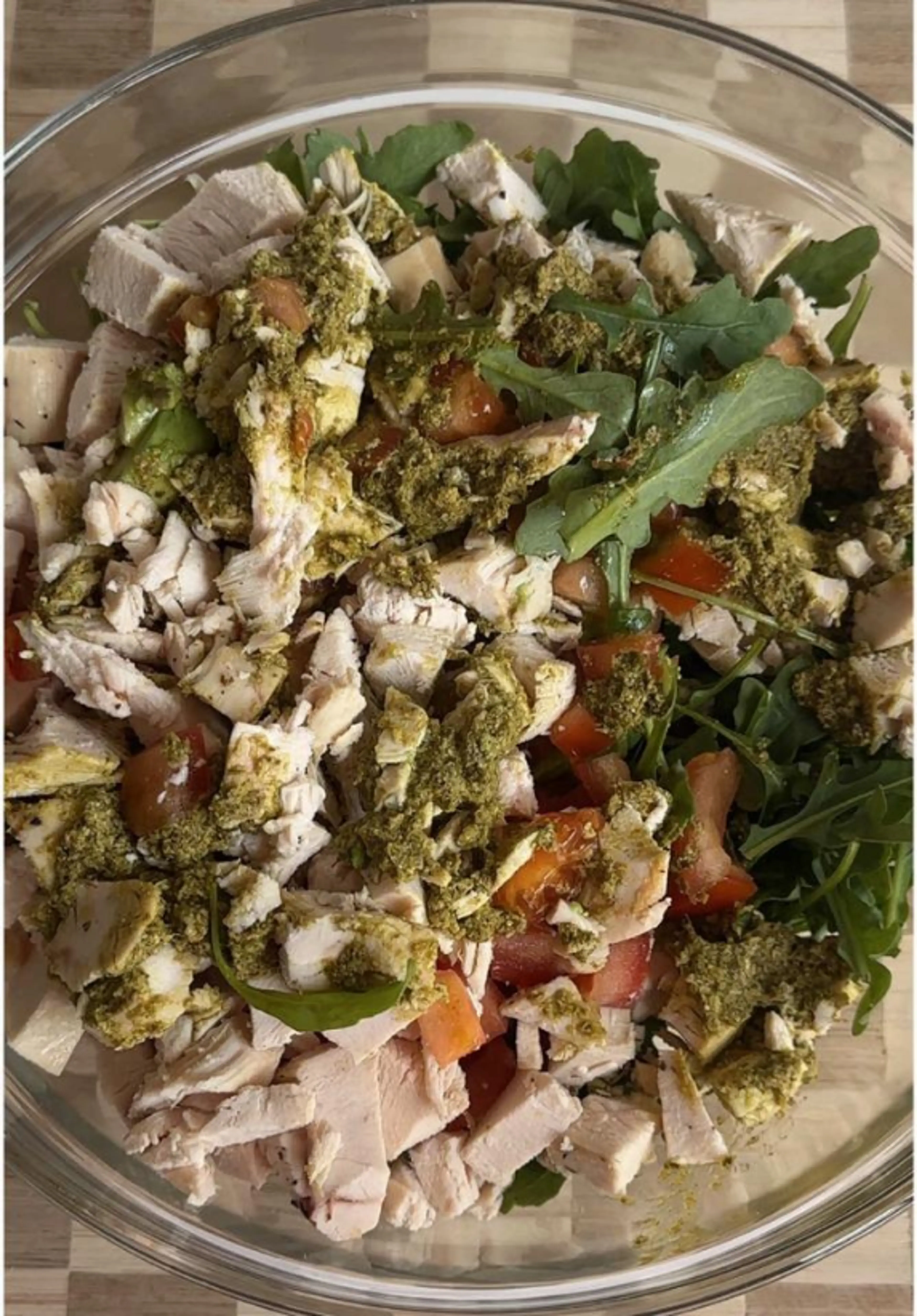 Pesto Rotisserie Chicken Salad