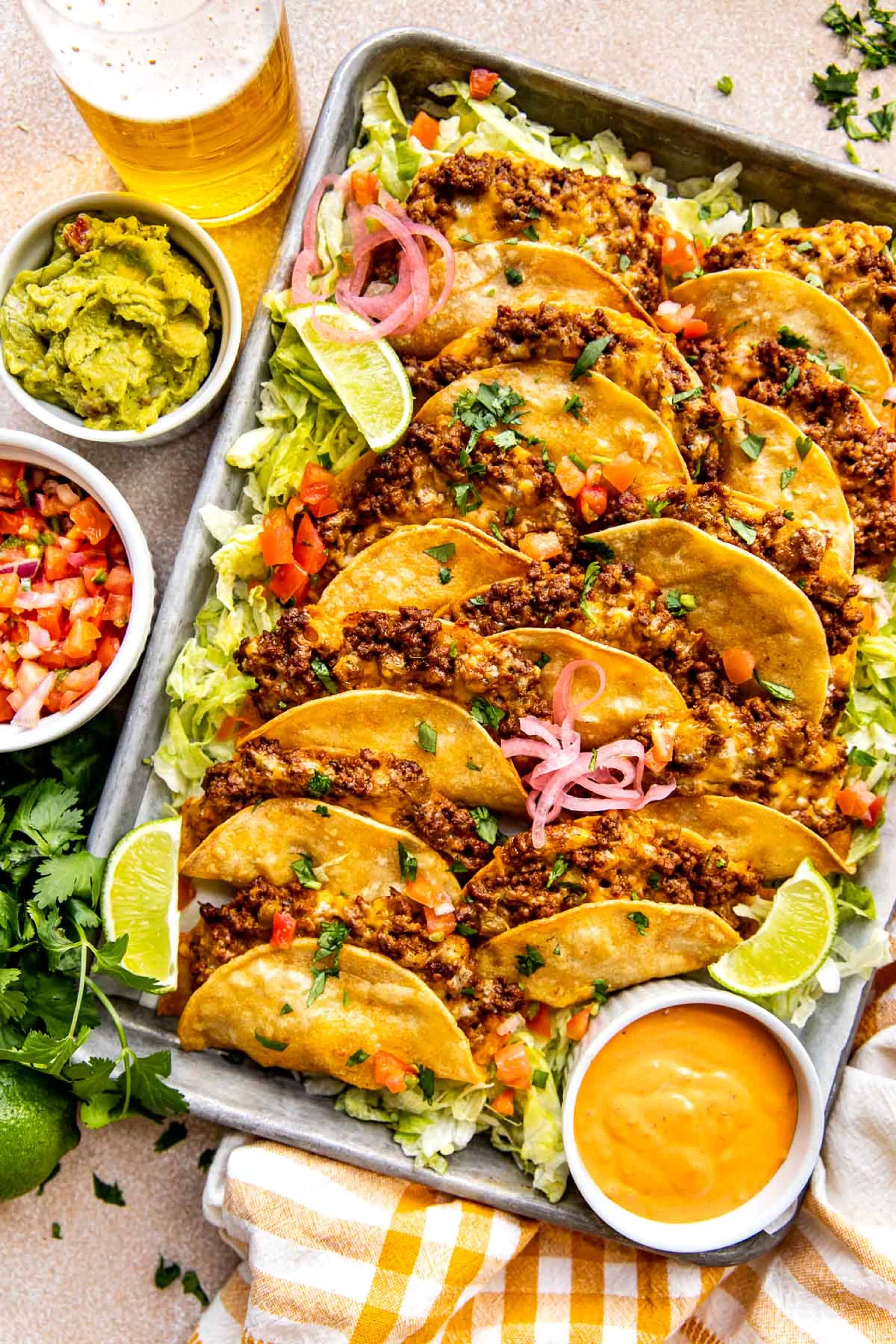 Crispy Beef Tacos (Baked Not Fried!)