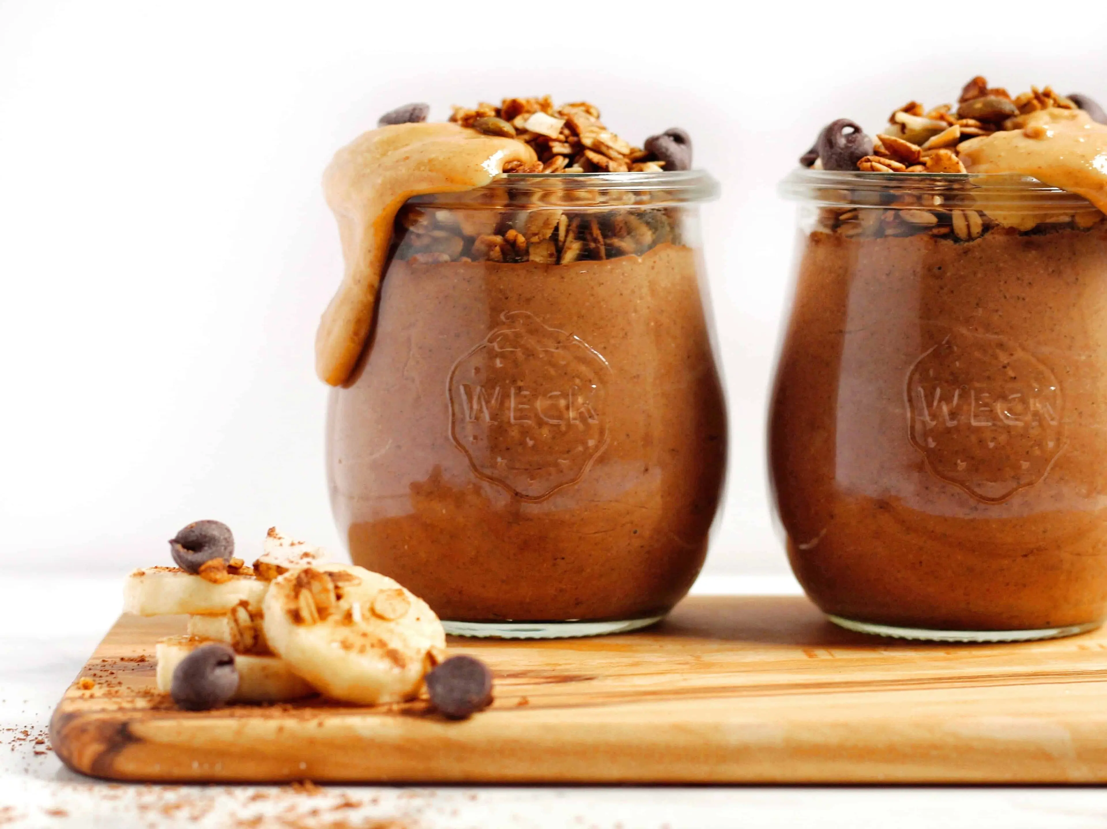 Chocolate Peanut Butter Chia Seed Pudding