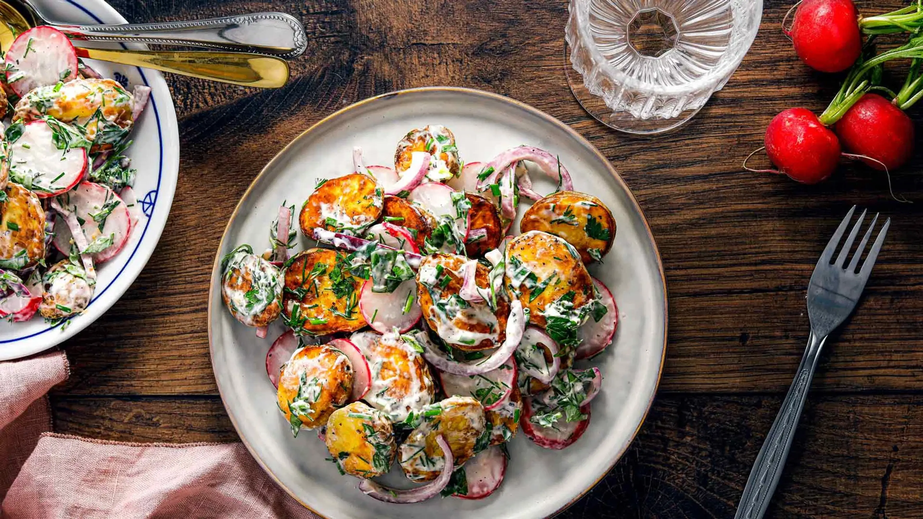 Gebackener Kräuter-Kartoffelsalat