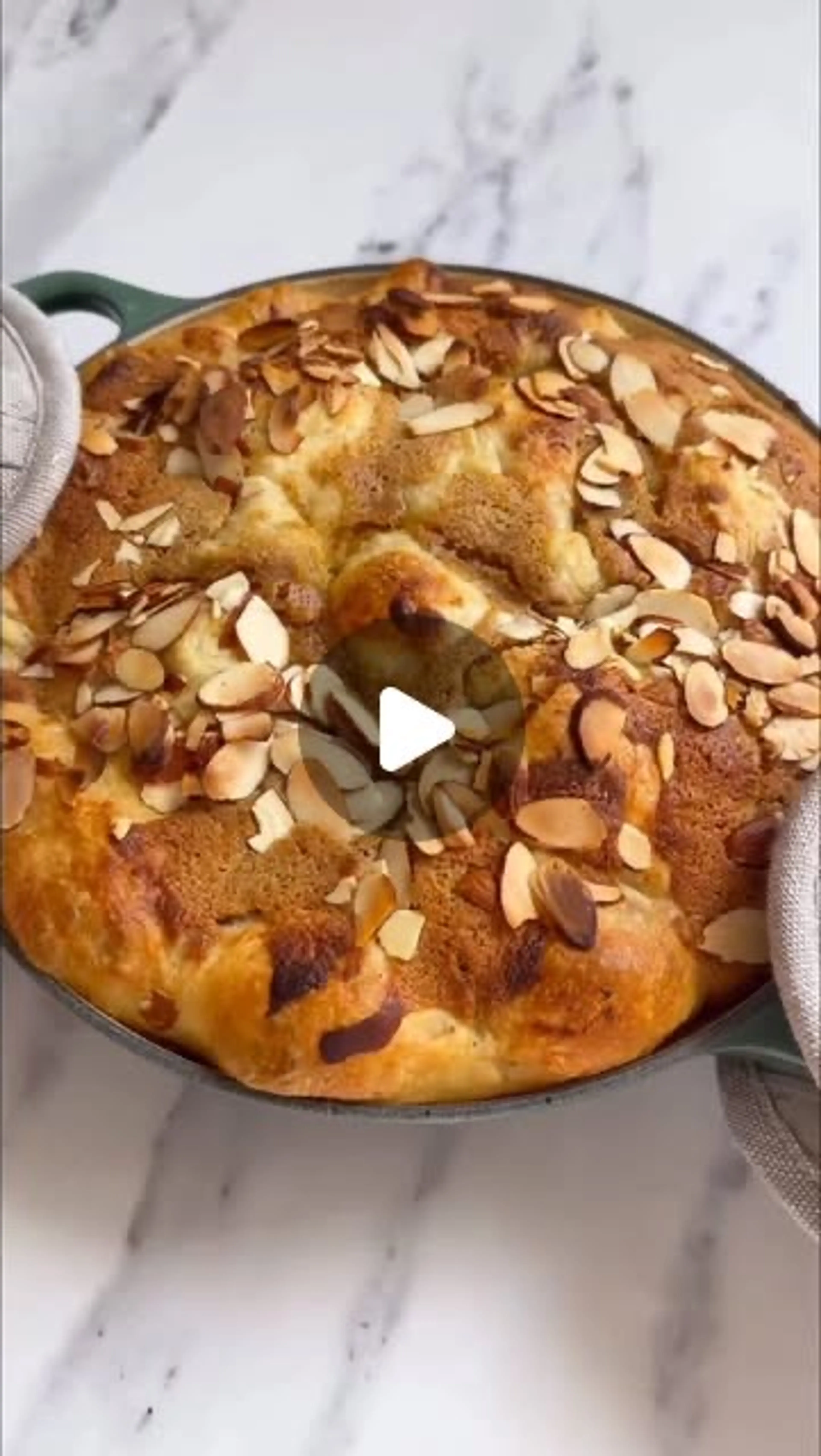 Almond Croissant Focaccia