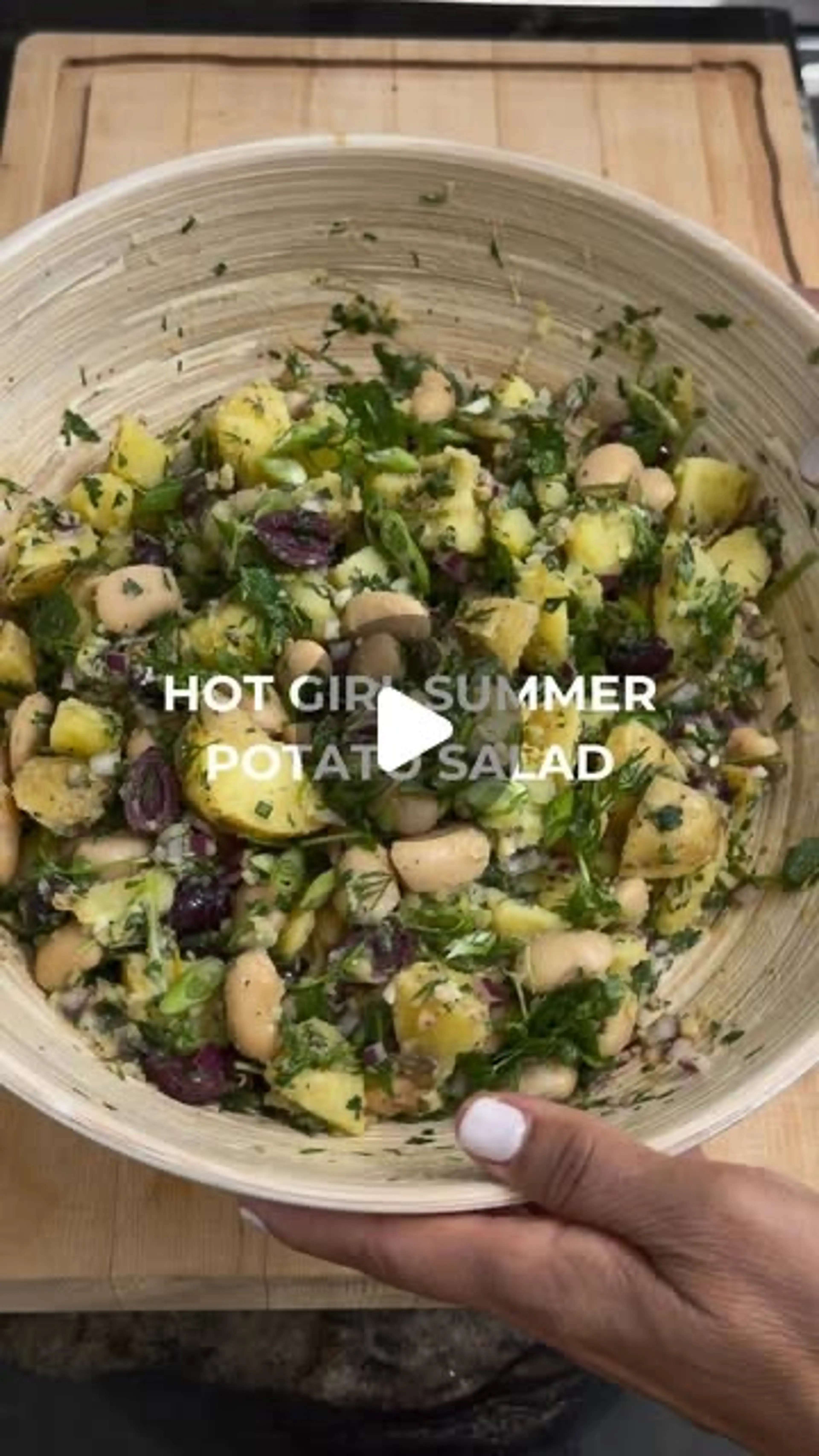 No Mayo Mediterranean Potato Salad
