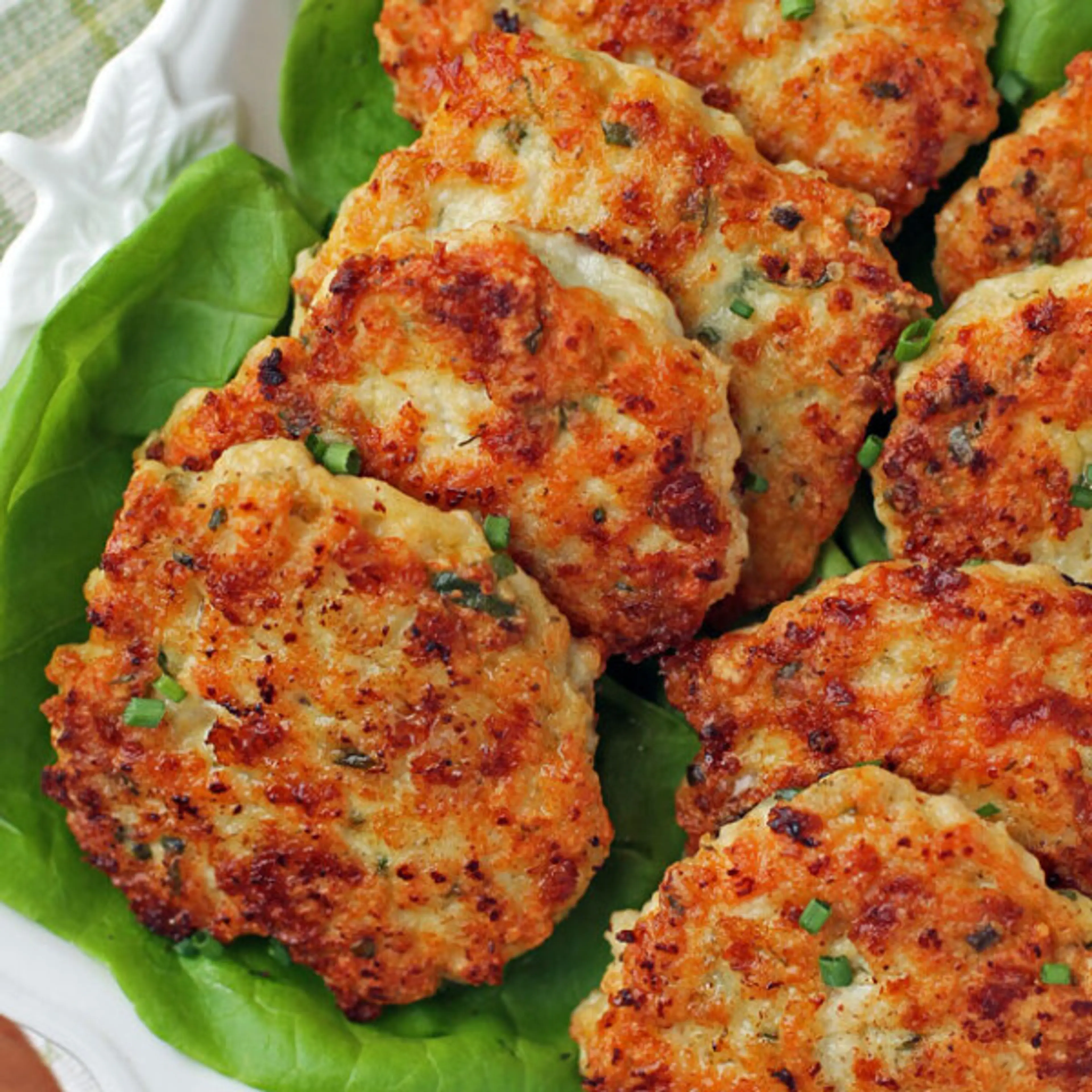 Chopped Chicken Breast Fried Patties