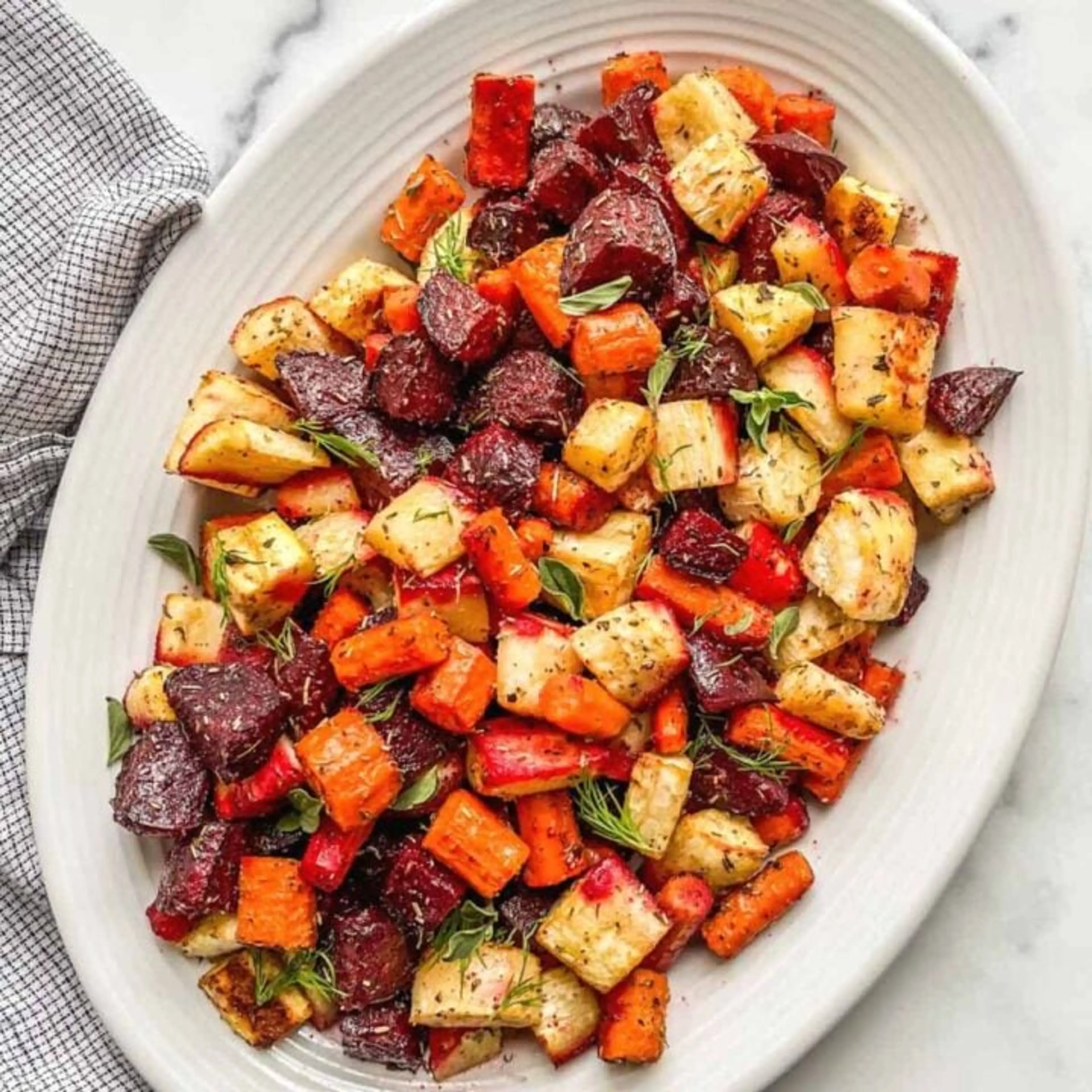 Oven Roasted Root Vegetables