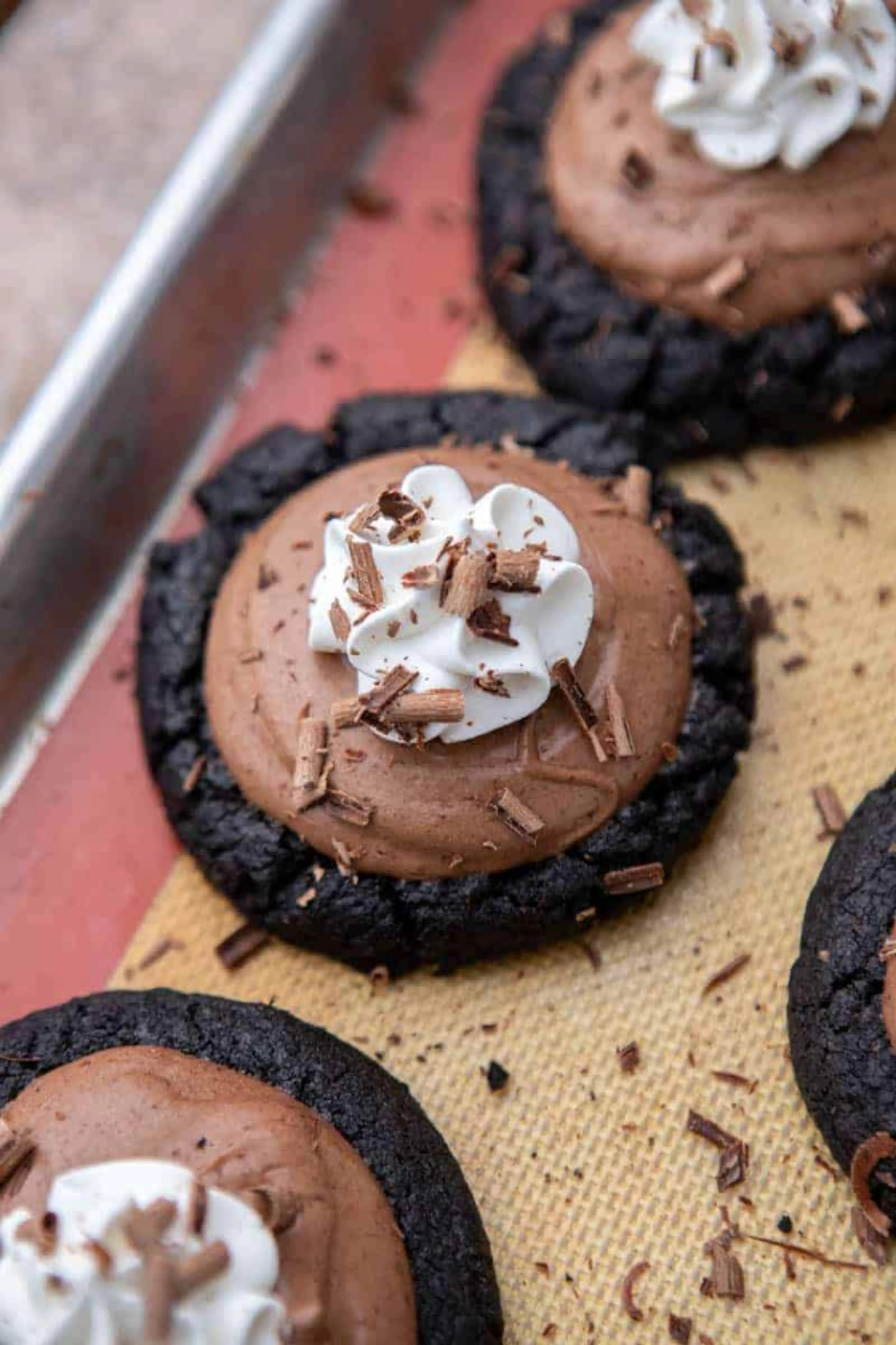 French Silk Pie Cookies- CRUMBL copycat