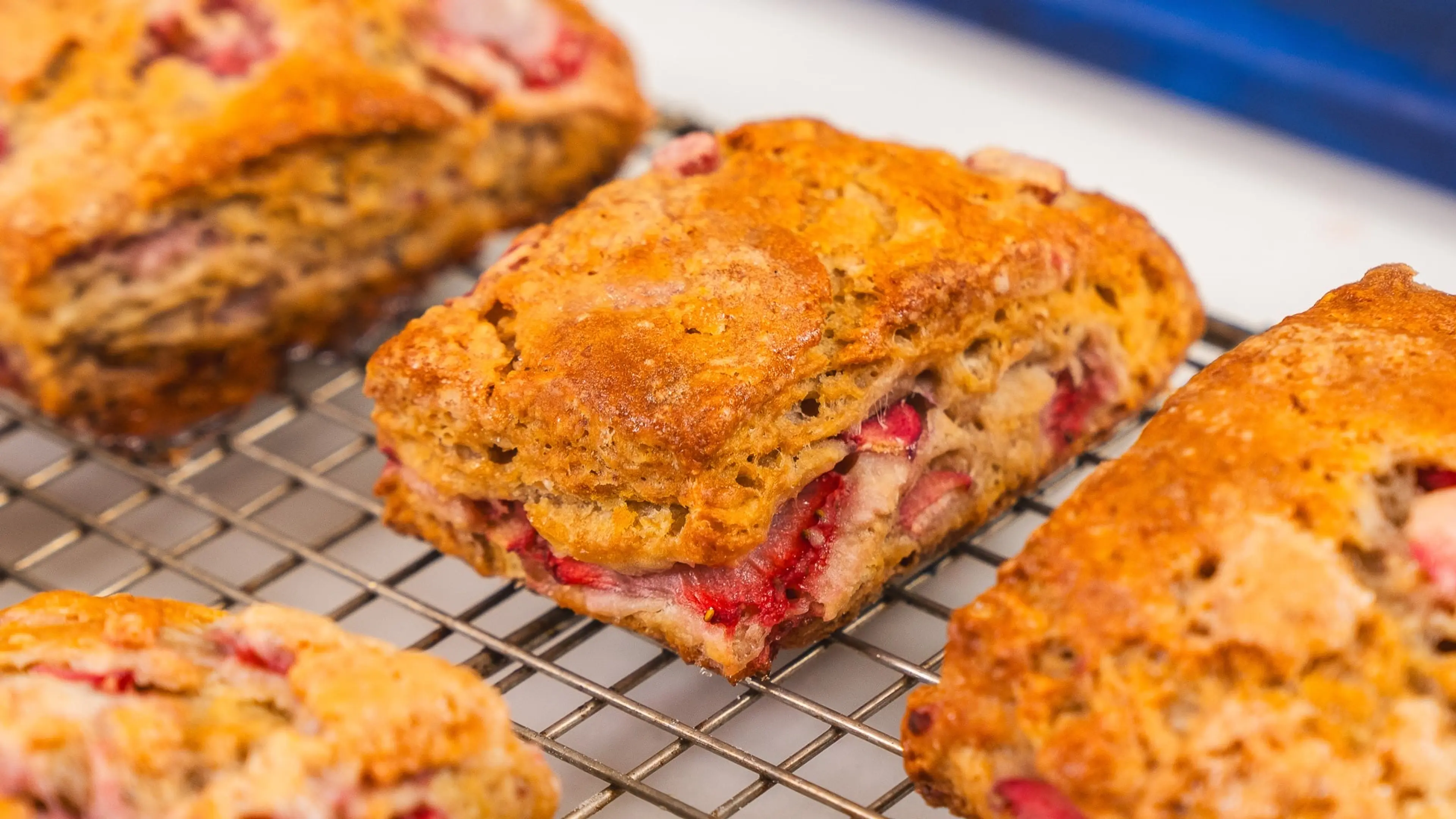 Strawberry Tea Biscuits