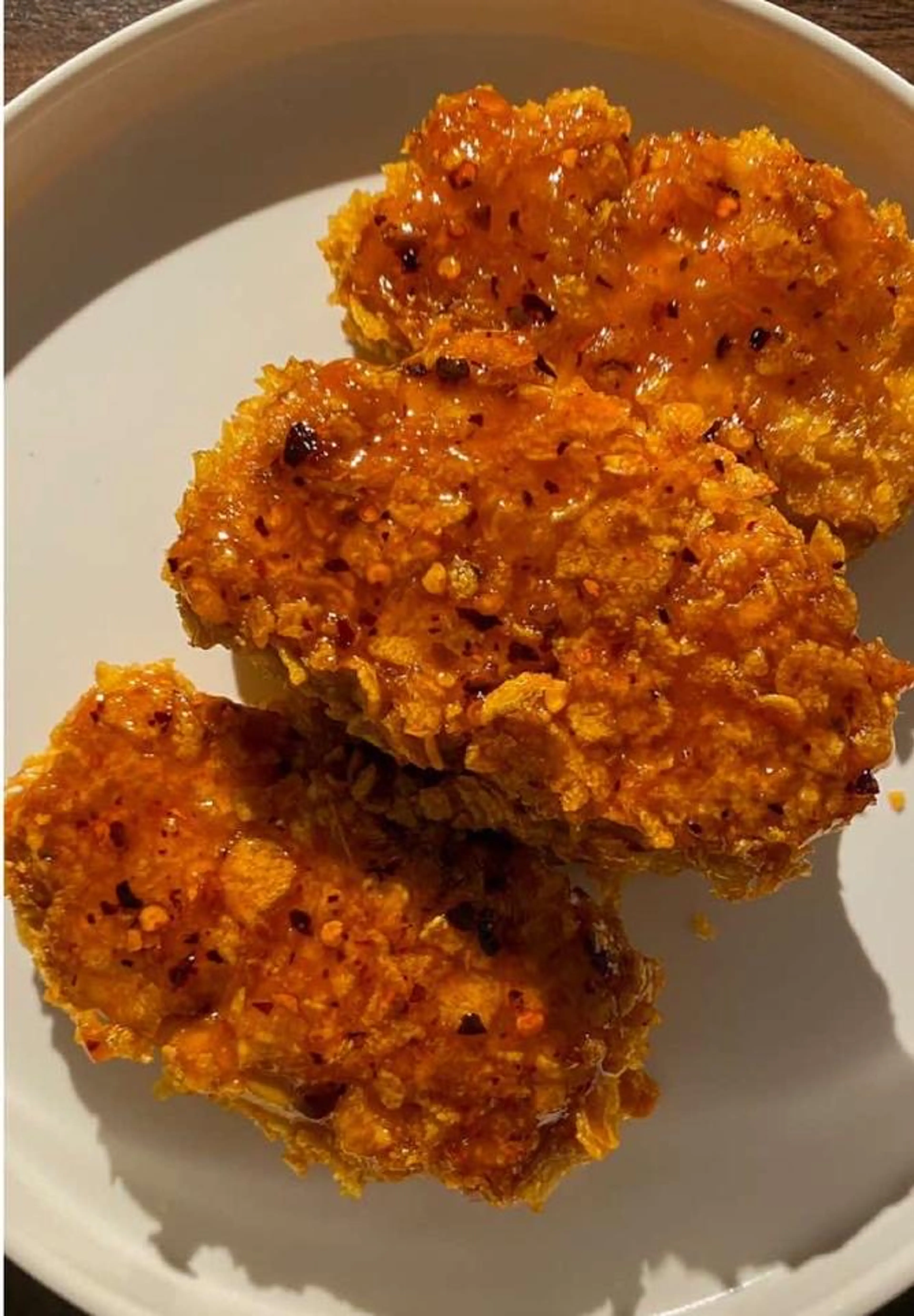 Hot Honey Chicken Tenders Using Tofu
