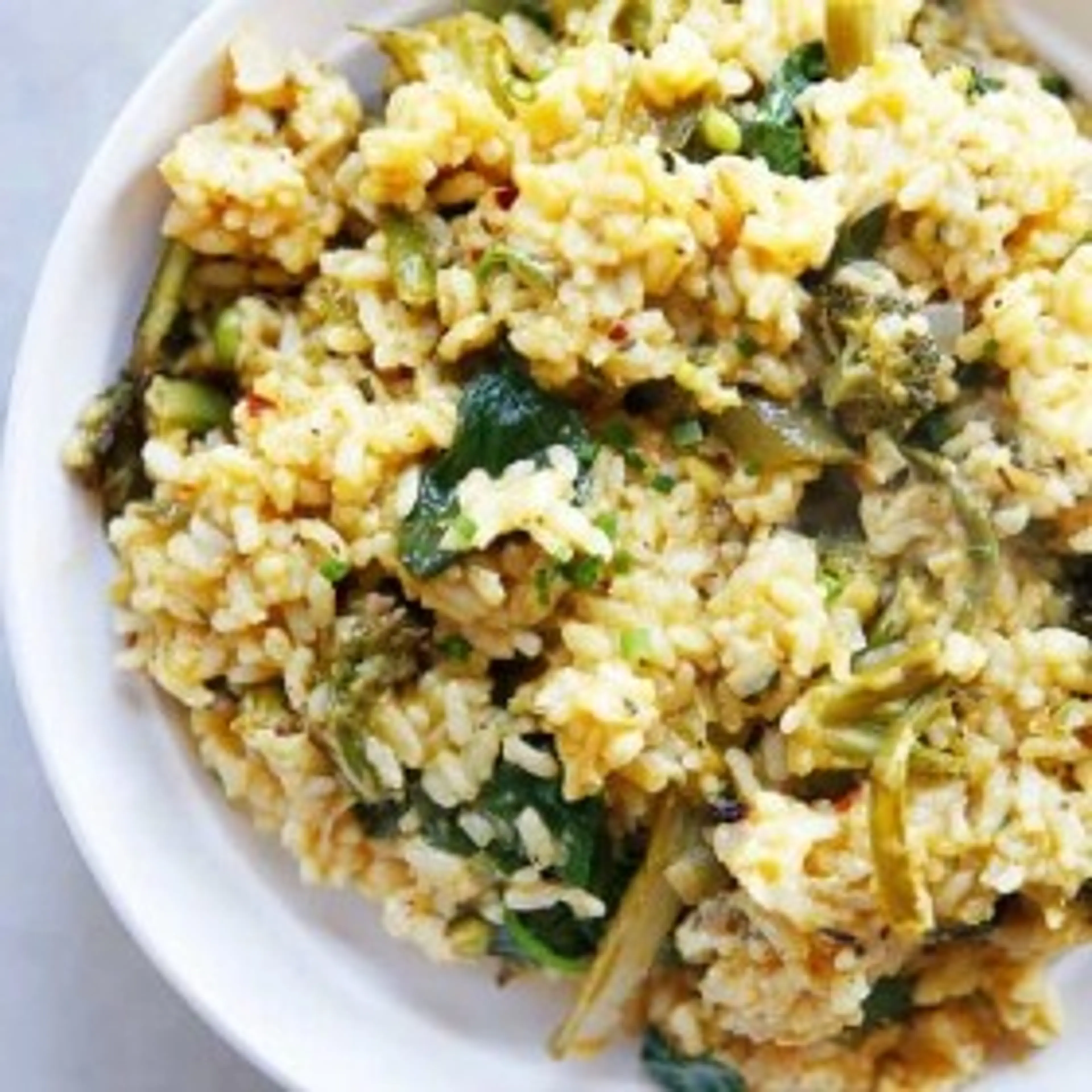 Instant Pot Lemon Vegetable Risotto