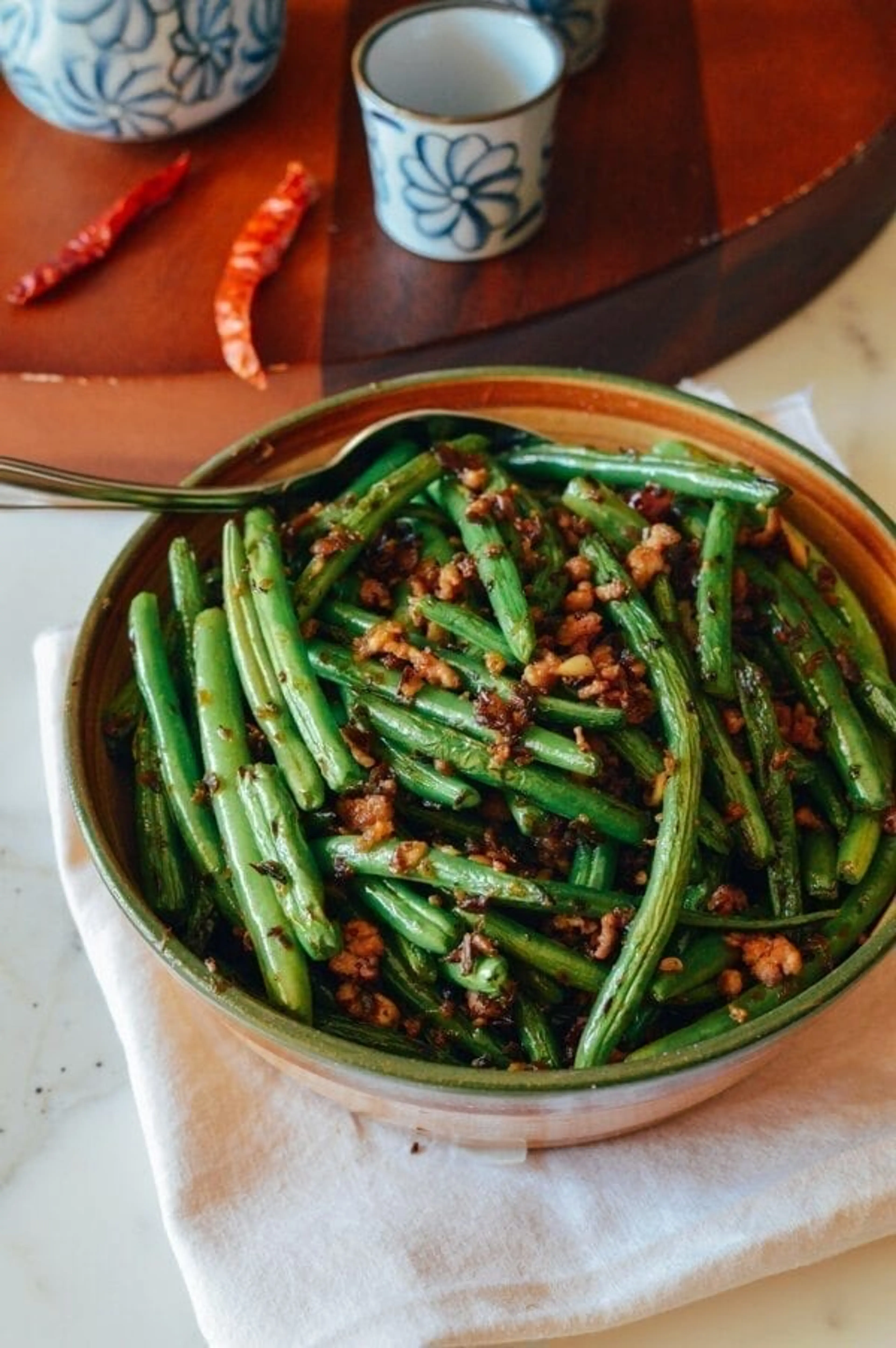 Sichuan Dry Fried Green Beans