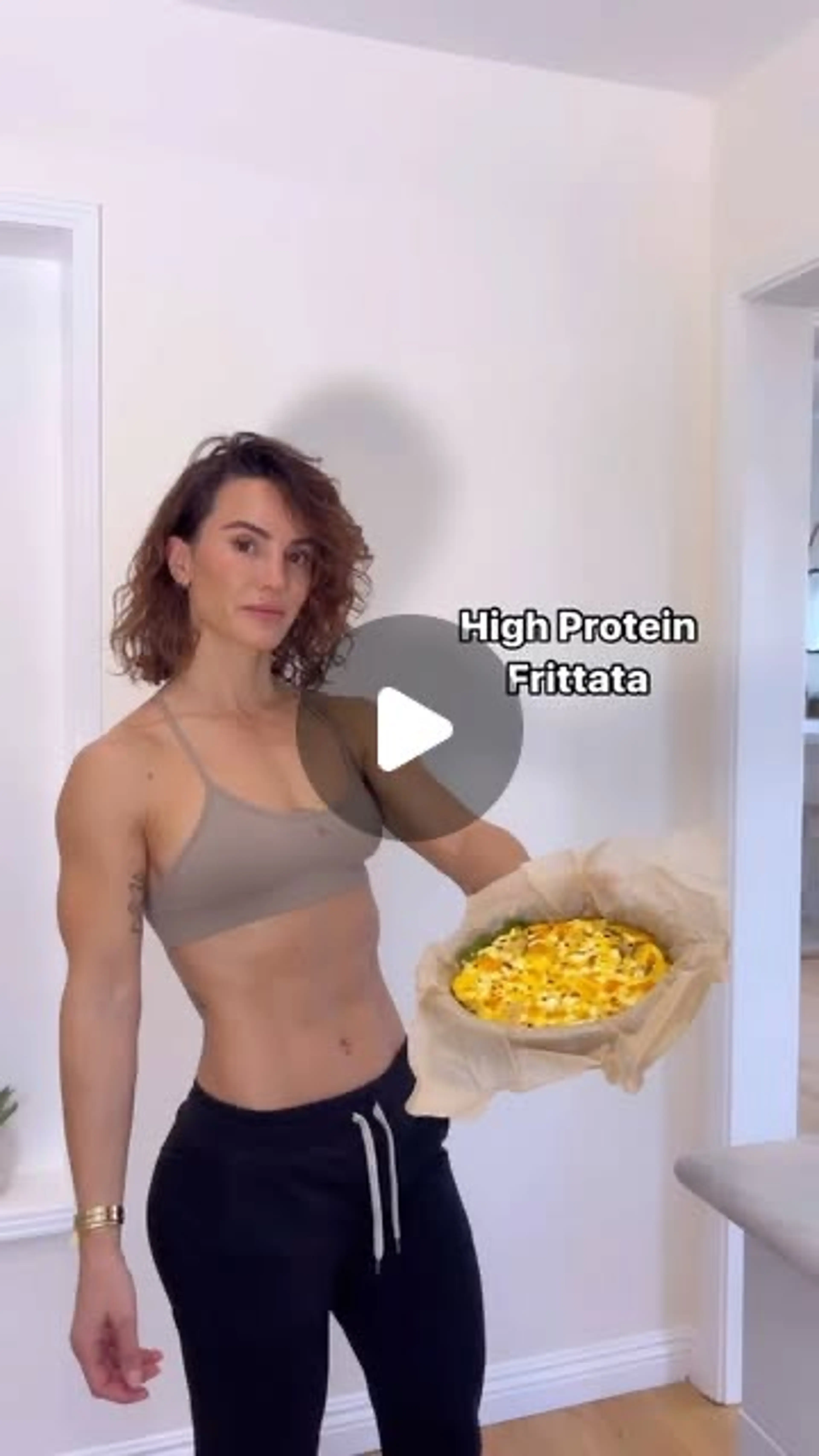 Super Easy Protein Packed Frittata - and Virtually No Clean