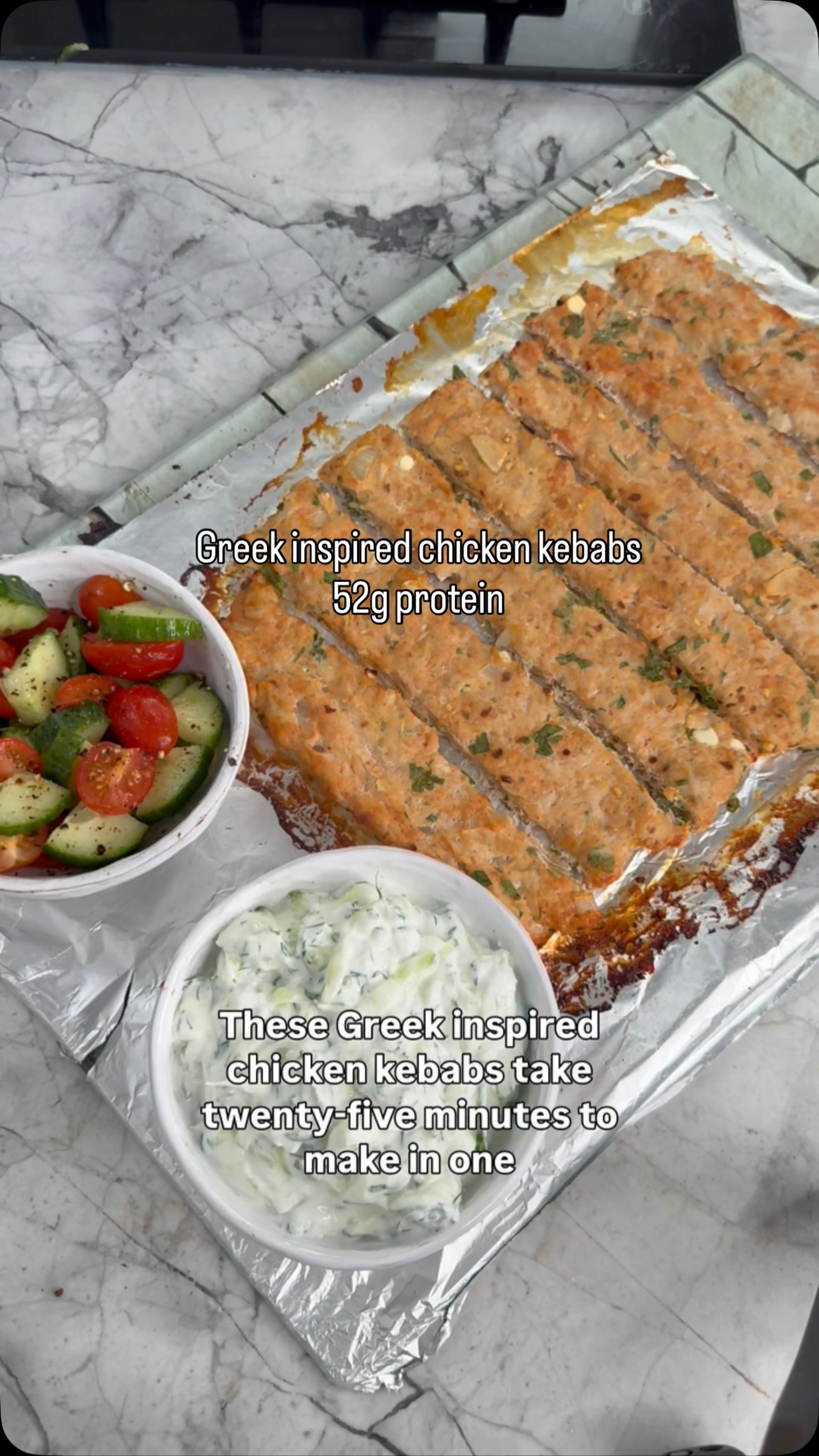 Greek Chicken Kebabs