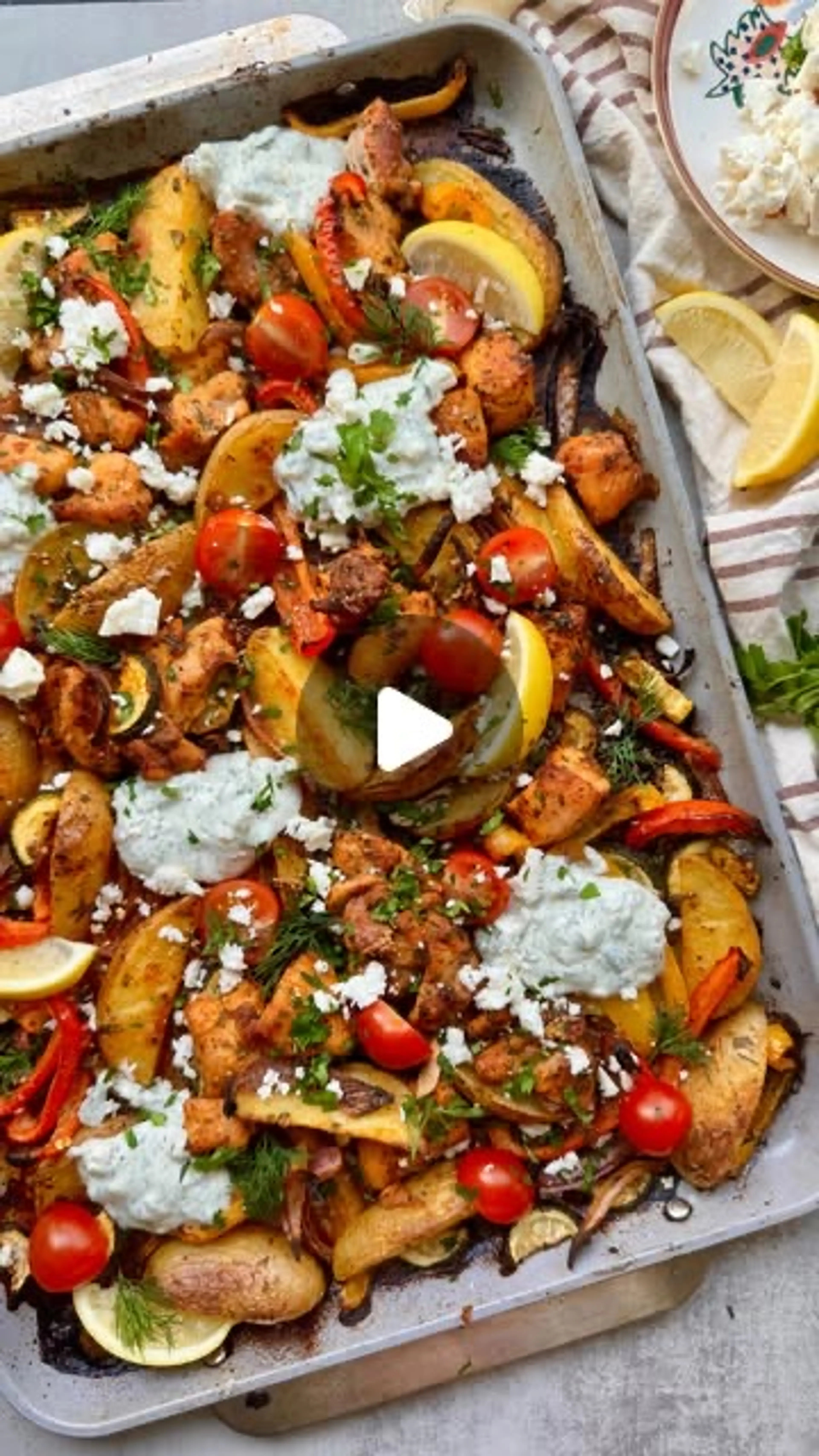 Greek Chicken and Potatoes