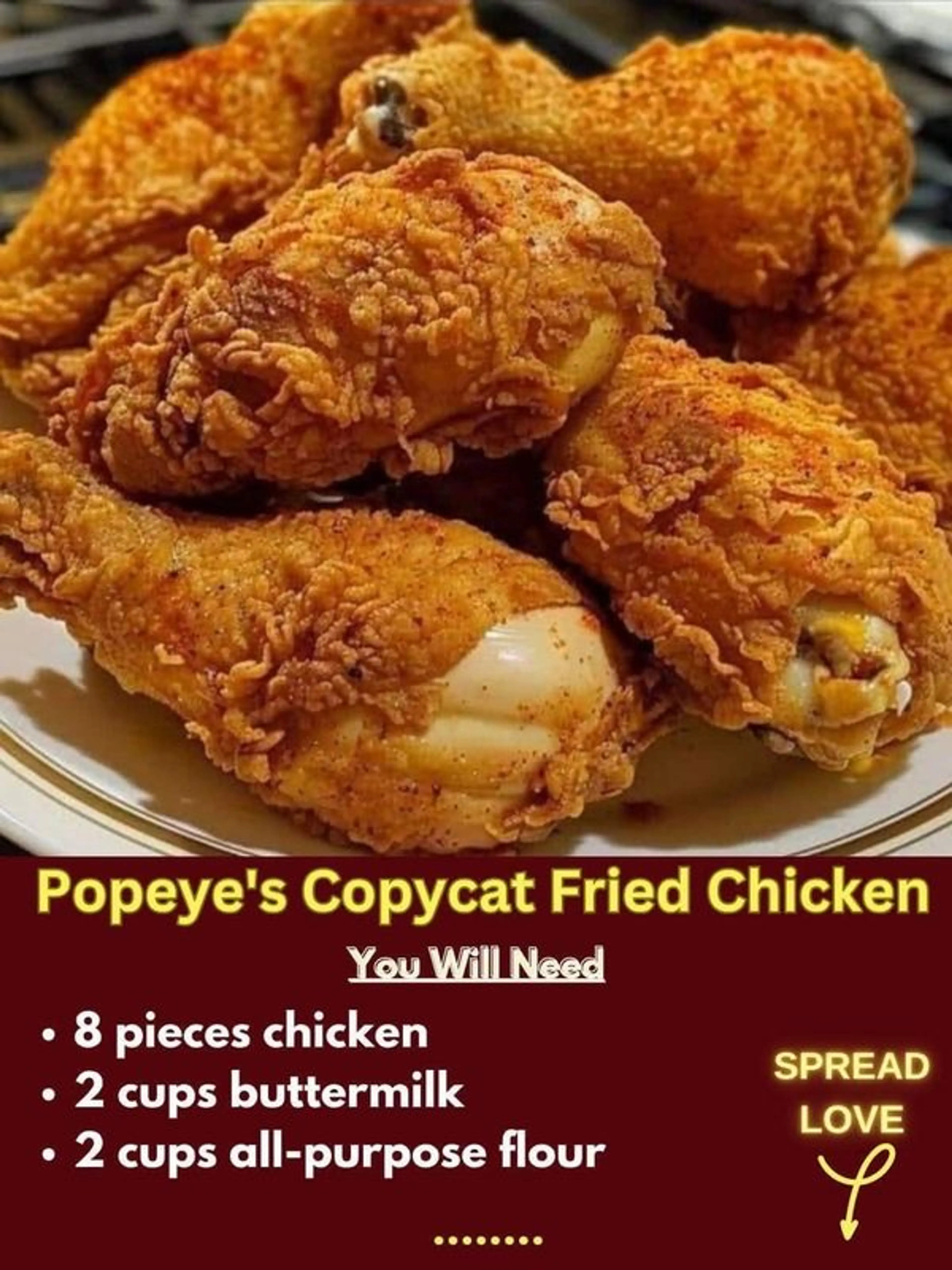 Popeye's Copycat Fried Chicken