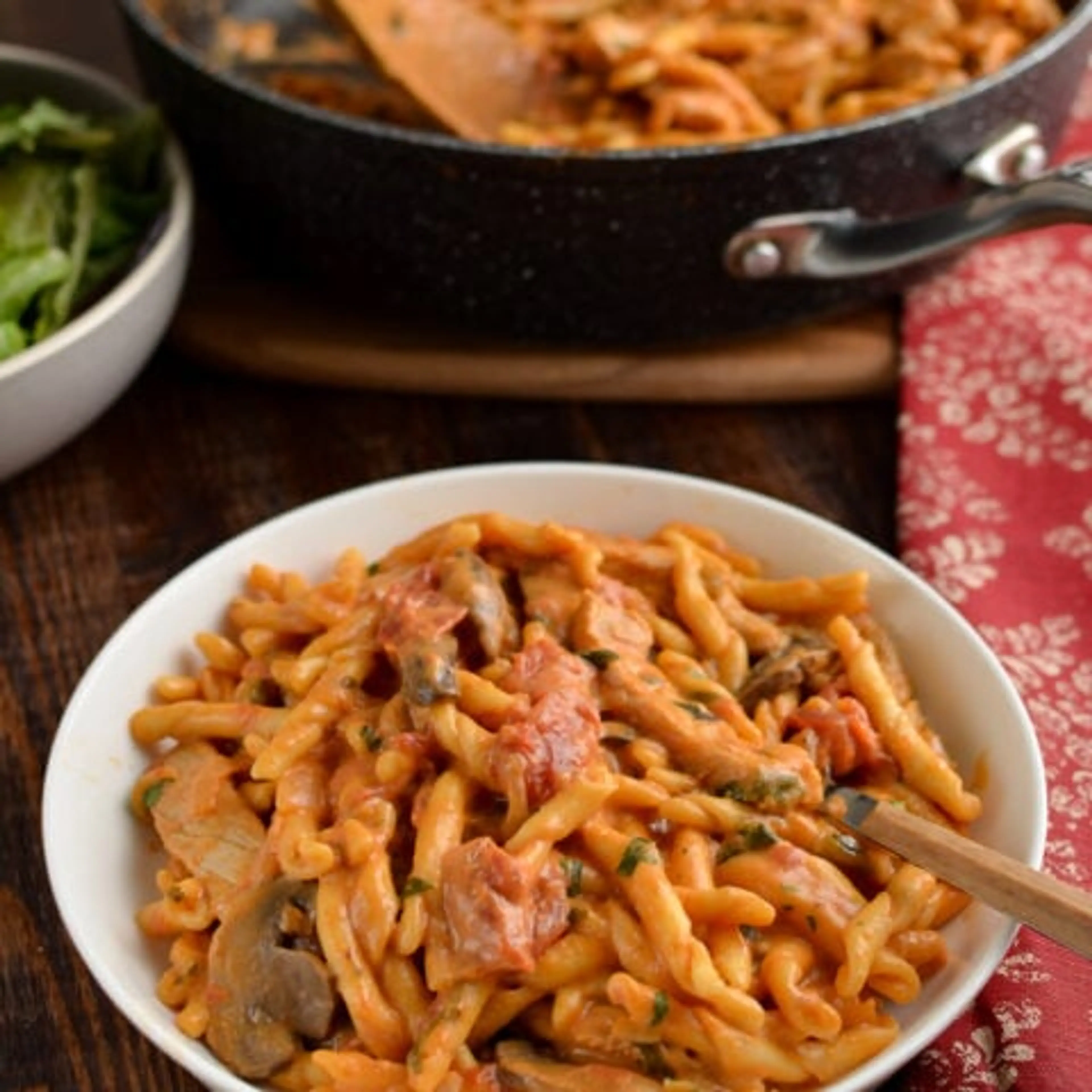 Creamy One Pot Pork Pasta
