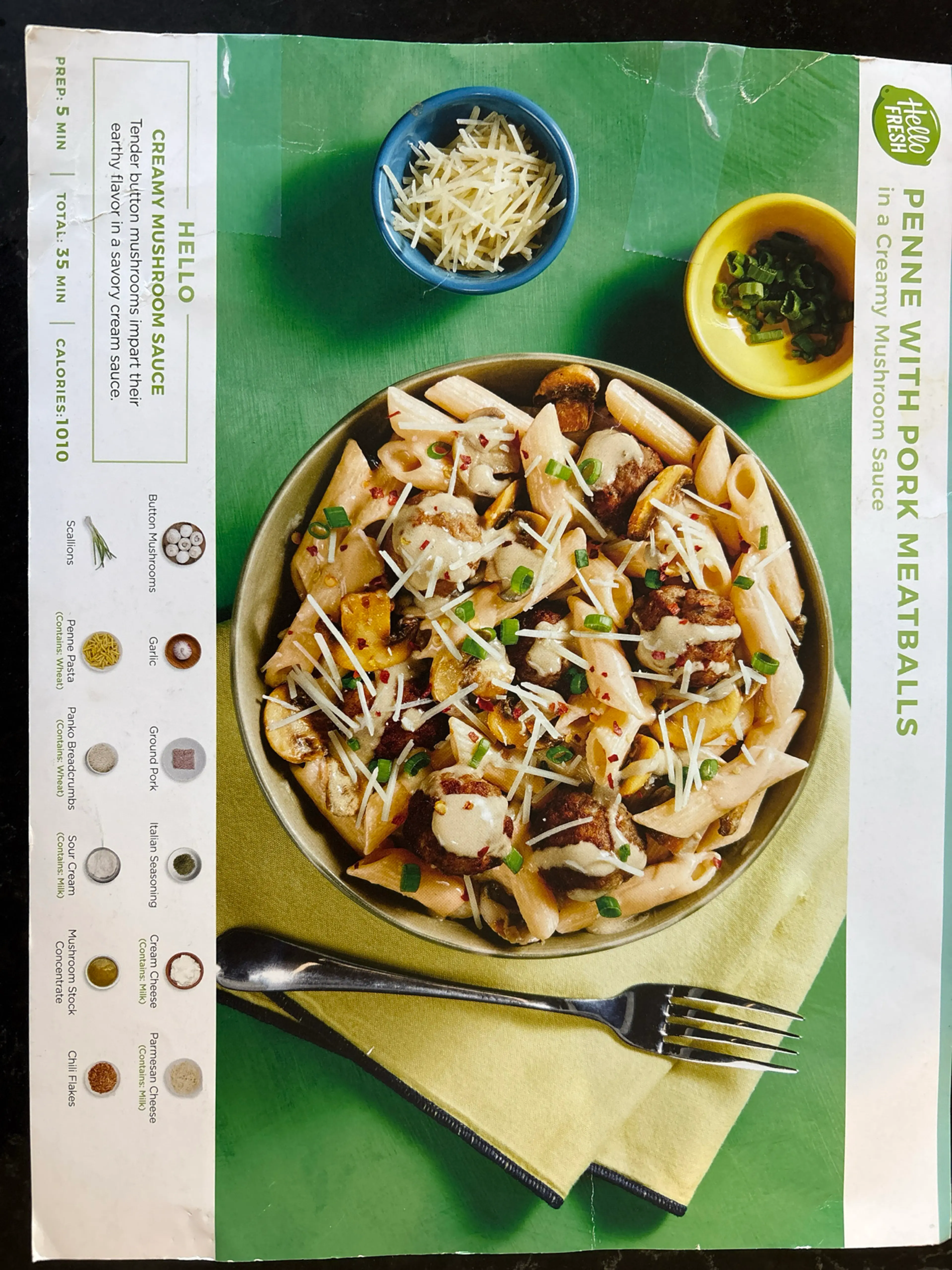 Penne With Pork Meatballs