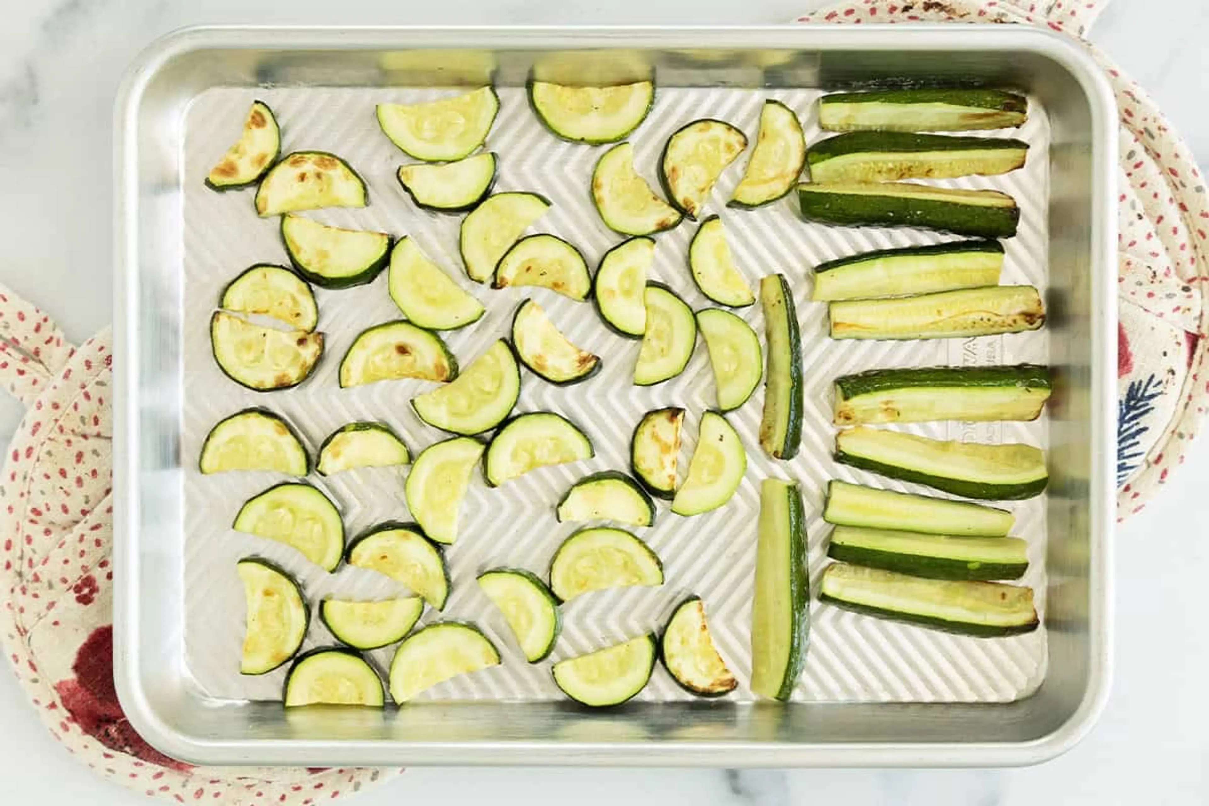 Easy Roasted Zucchini (to Share with the Kids!)