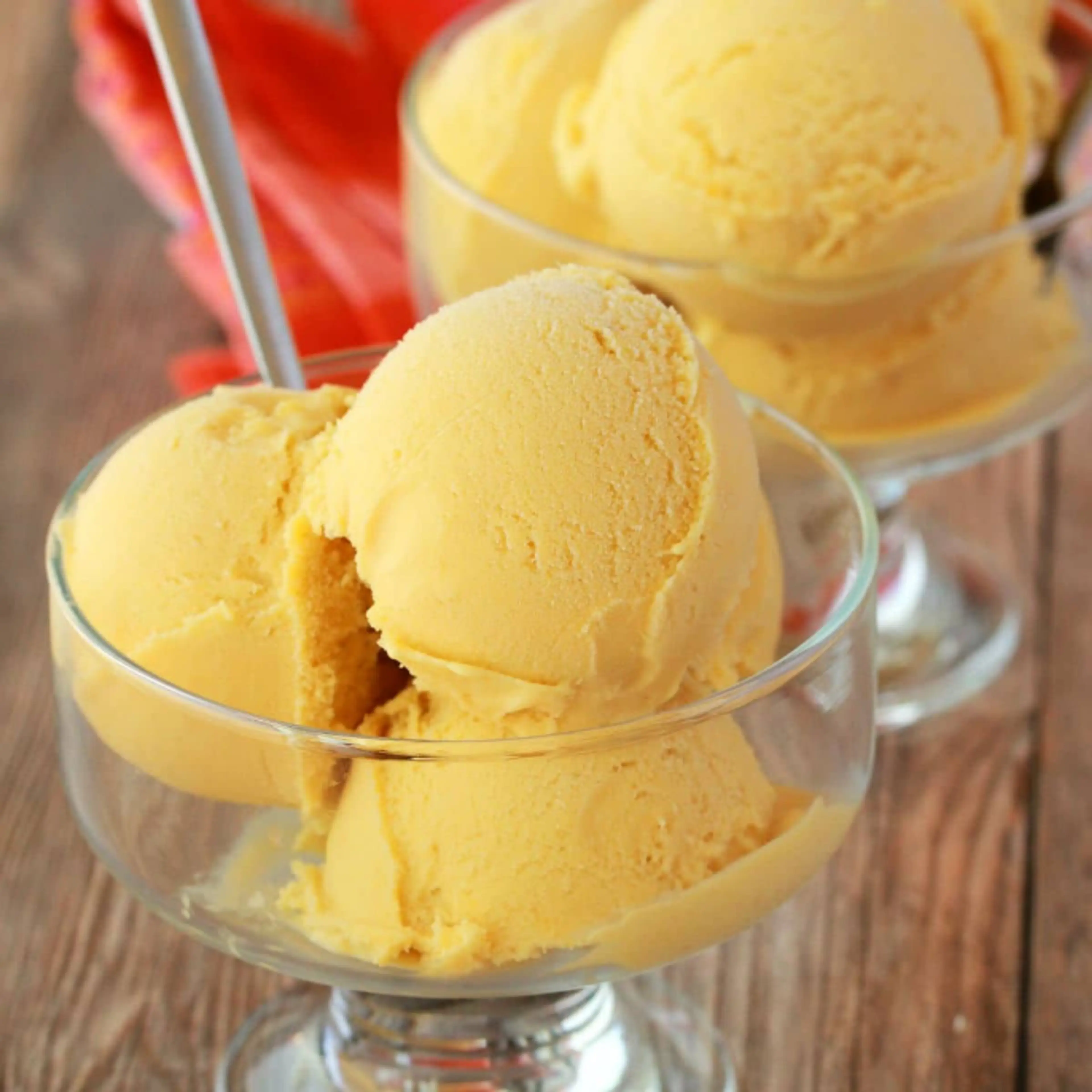Vegan Mango Ice Cream