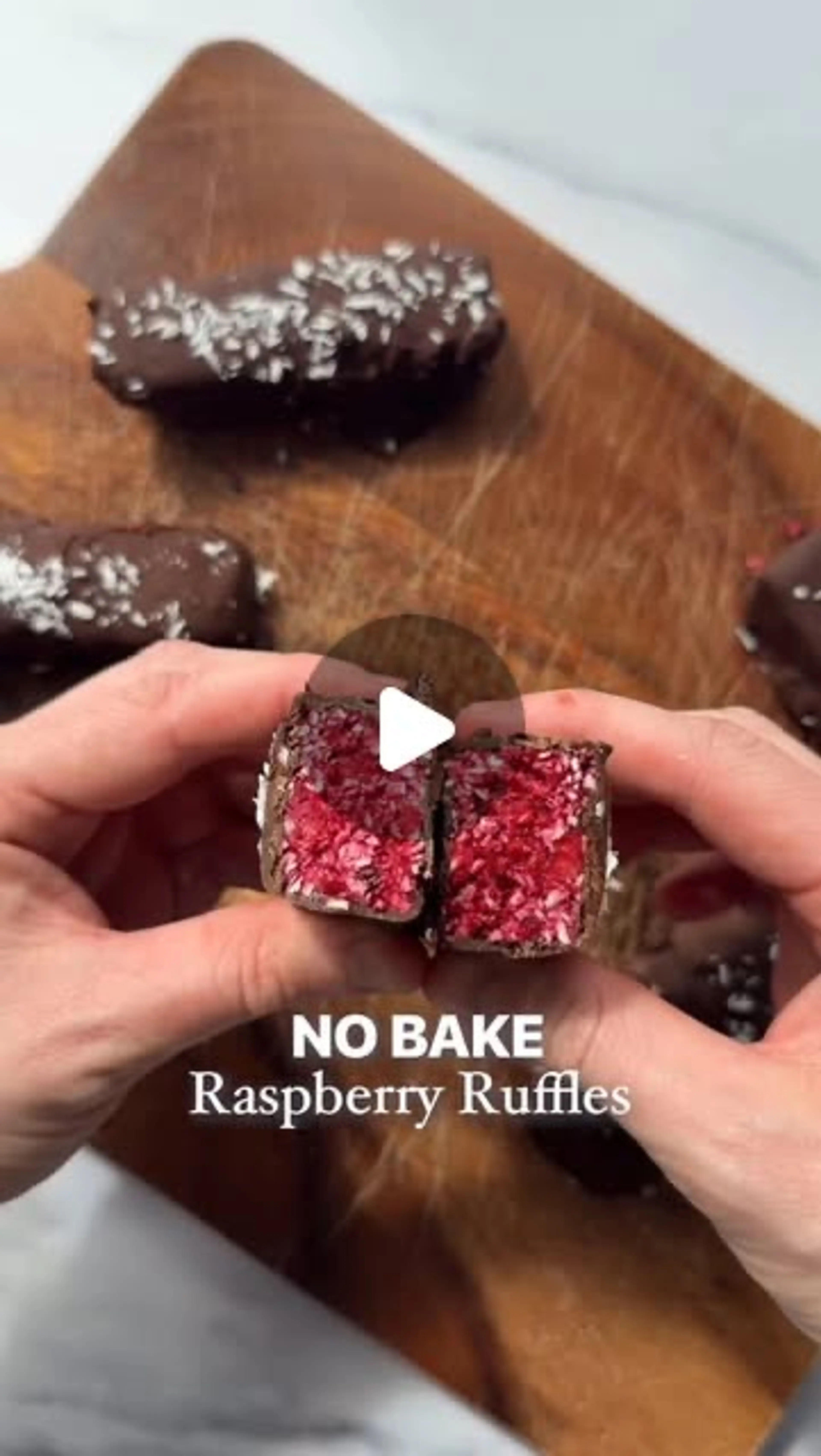 Frozen Raspberry Ruffle Bars