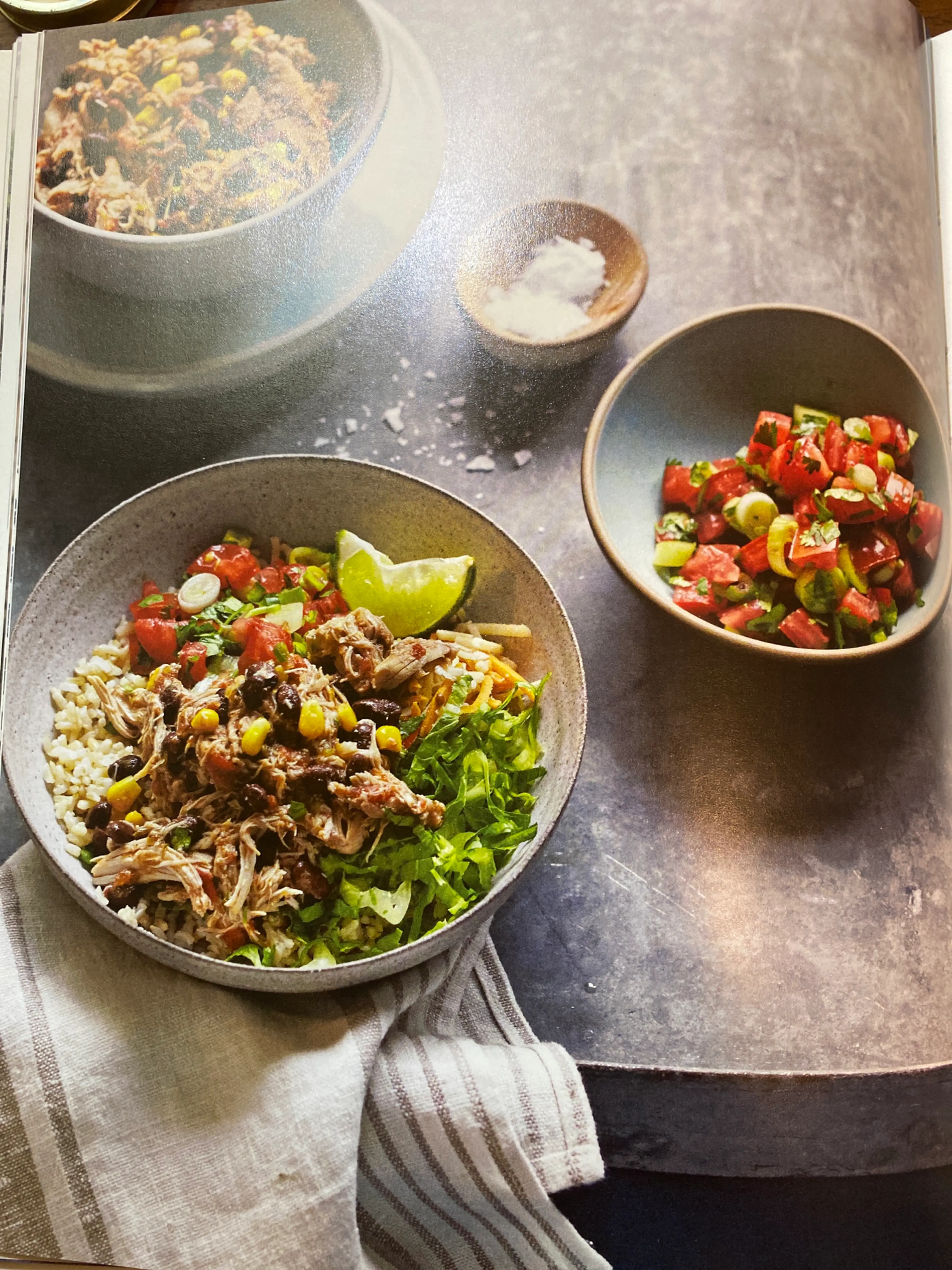 Slow Cooker Chicken Burrito Bowls