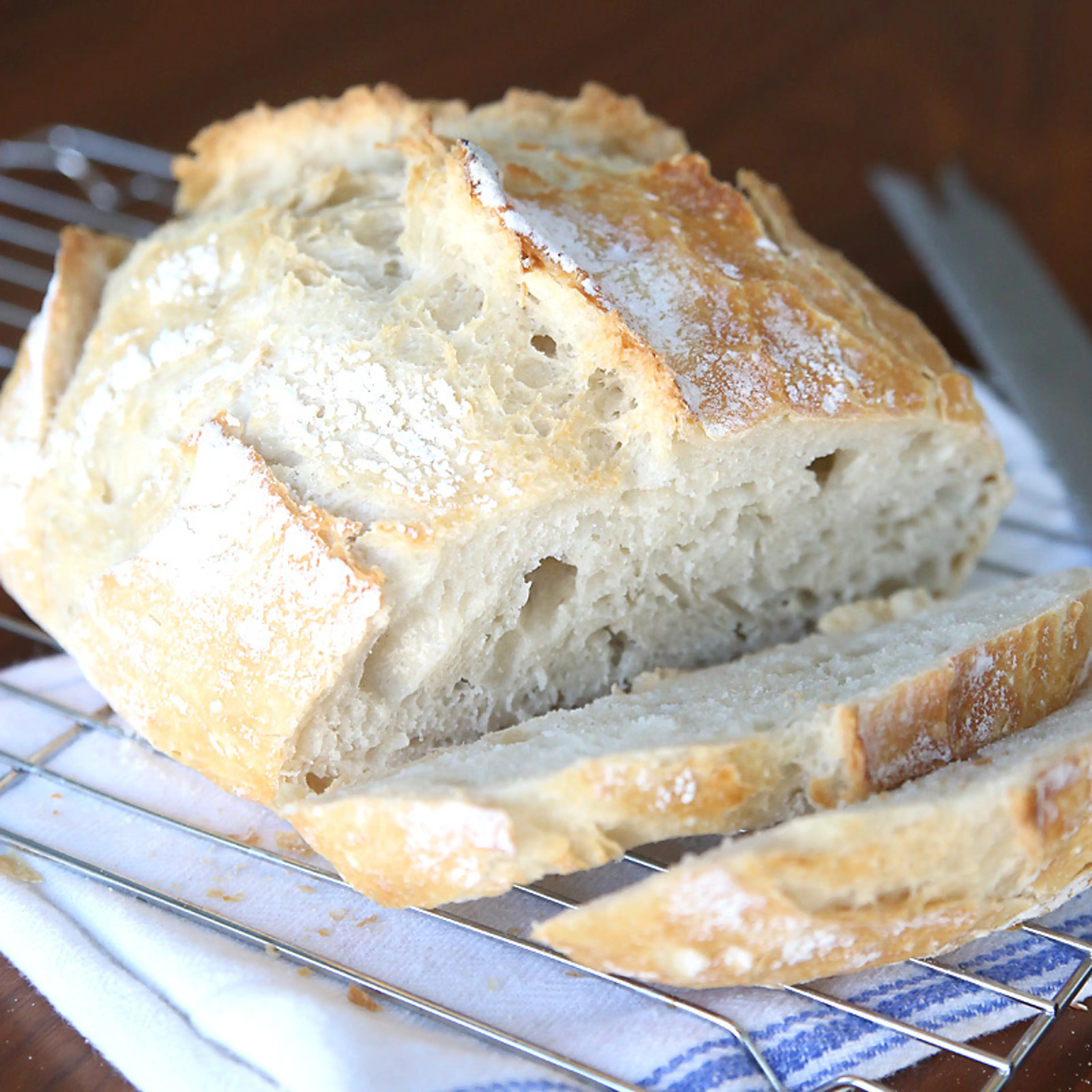 4 Ingredient Easy Artisan Bread