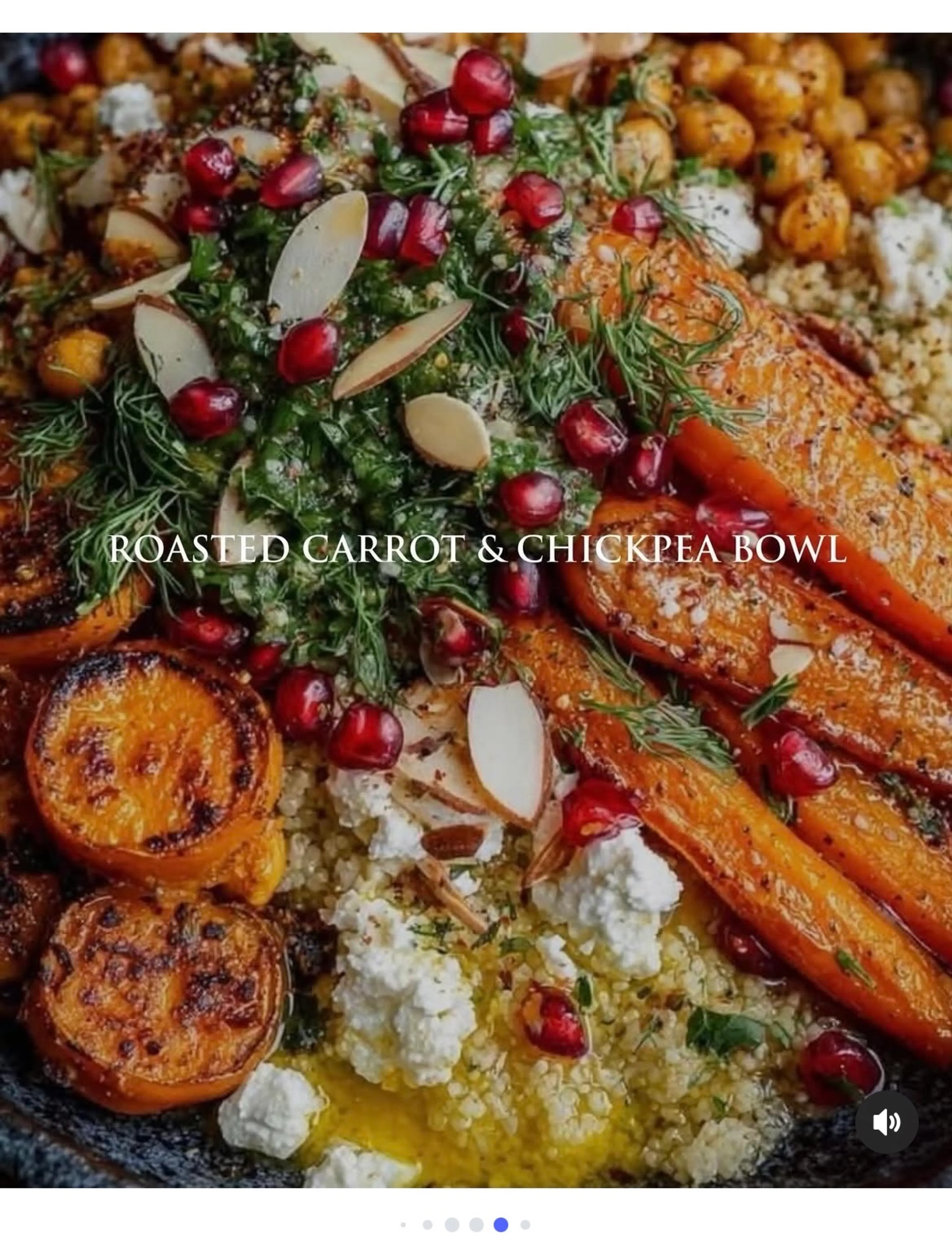 Roasted Carrots & Chickpea Salad