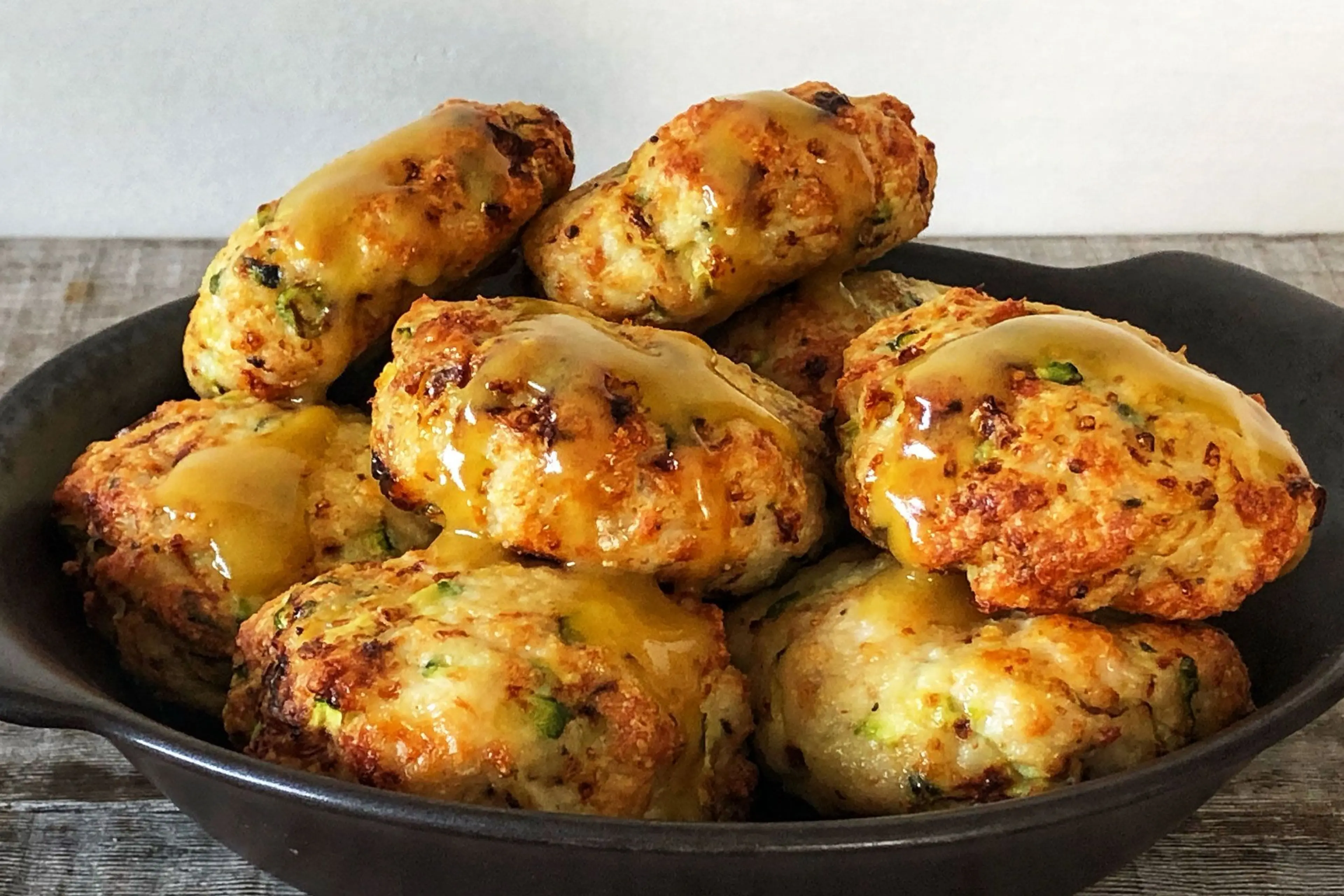 Air fryer chicken rissoles recipe