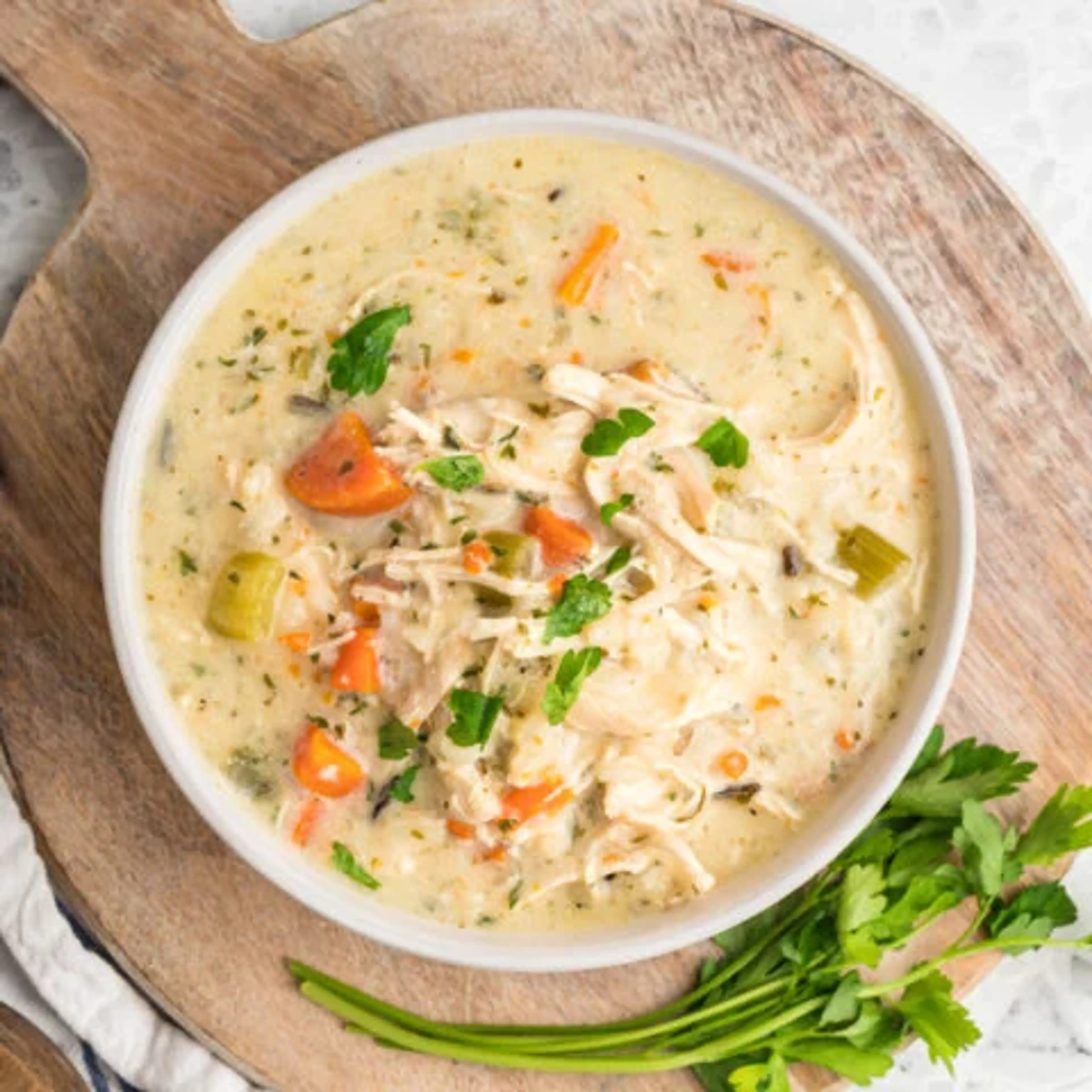 Creamy Chicken and Wild Rice Soup (Panera)