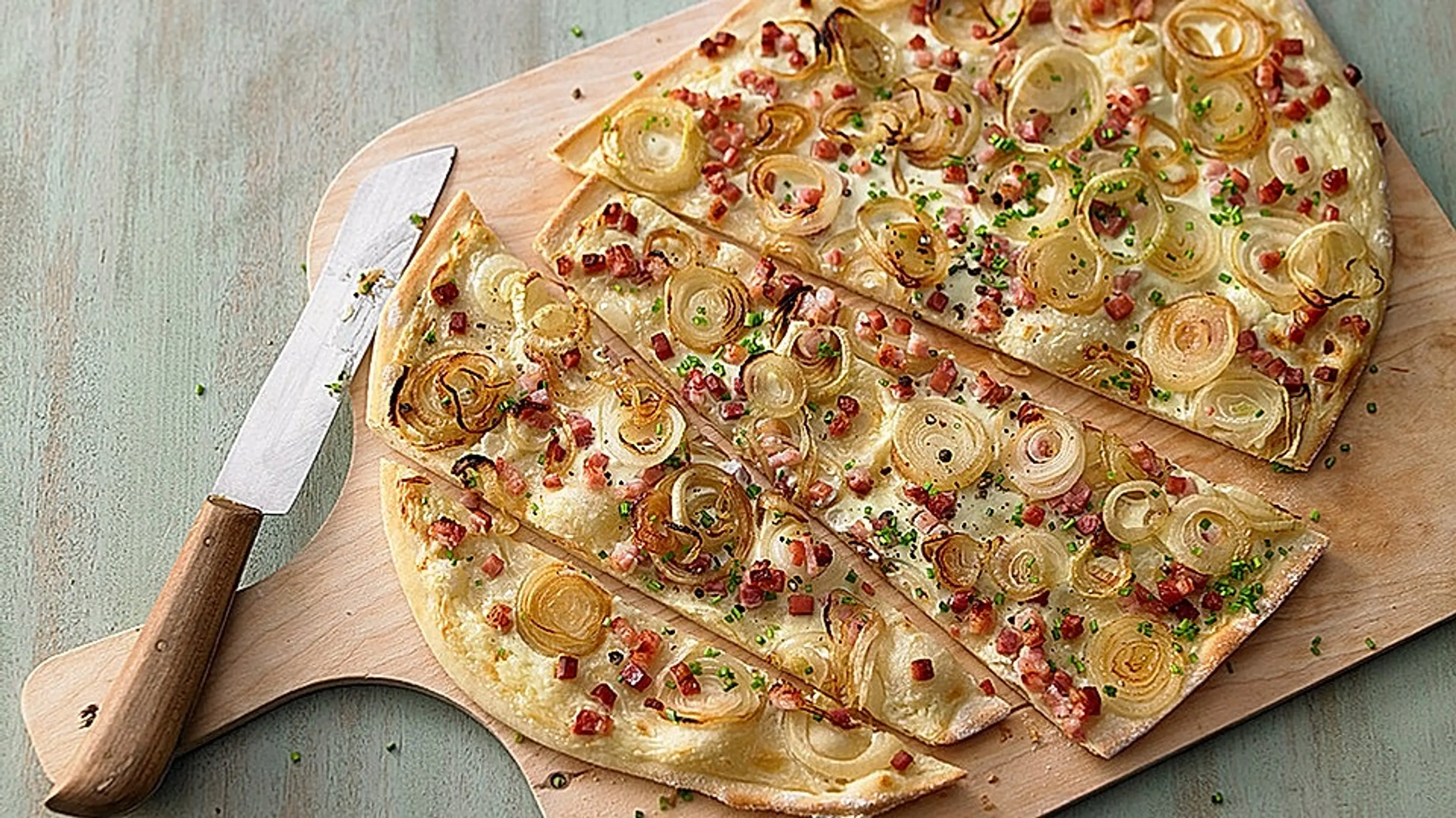 Schneller Flammkuchen