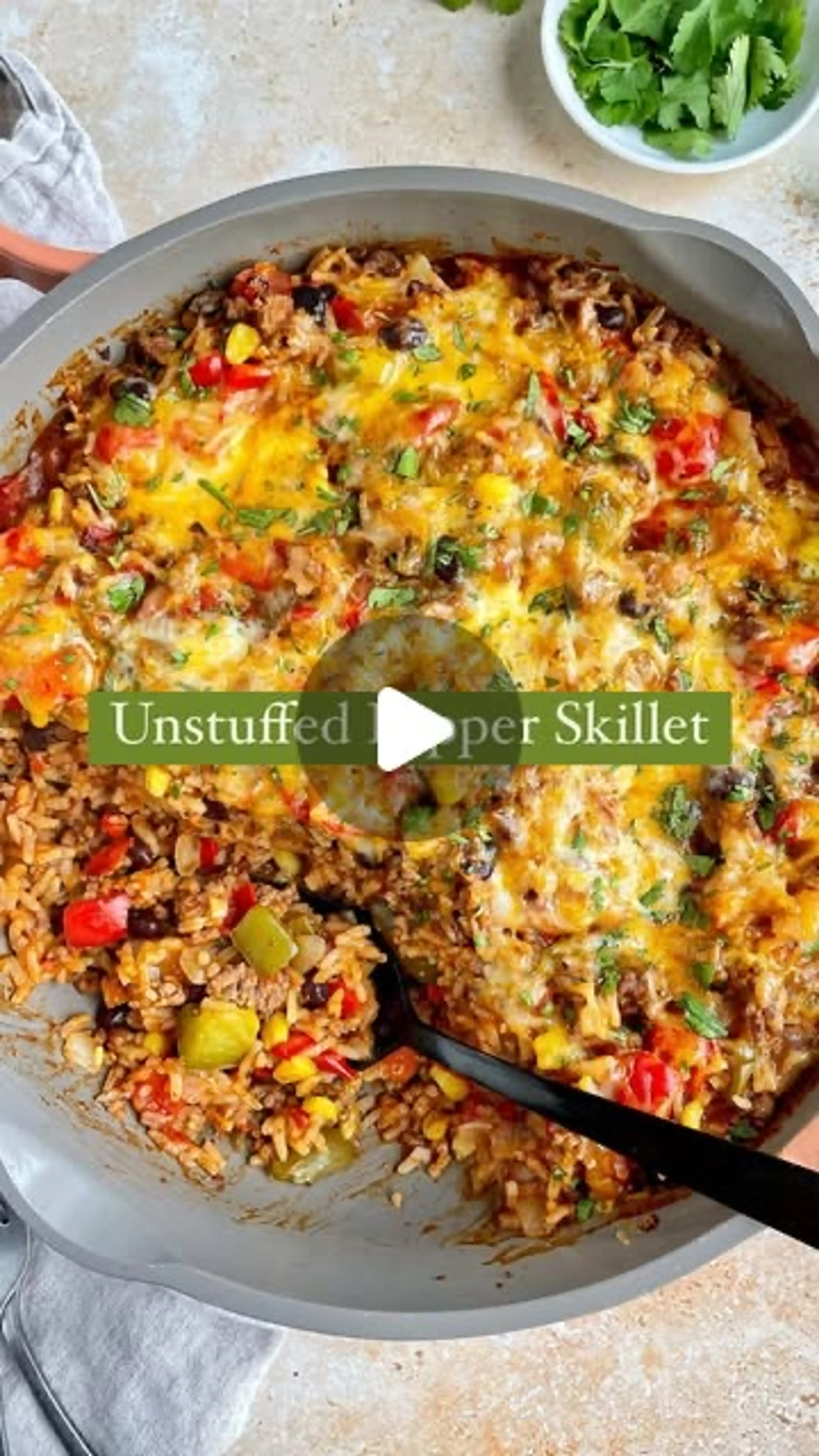 Unstuffed Pepper Skillet