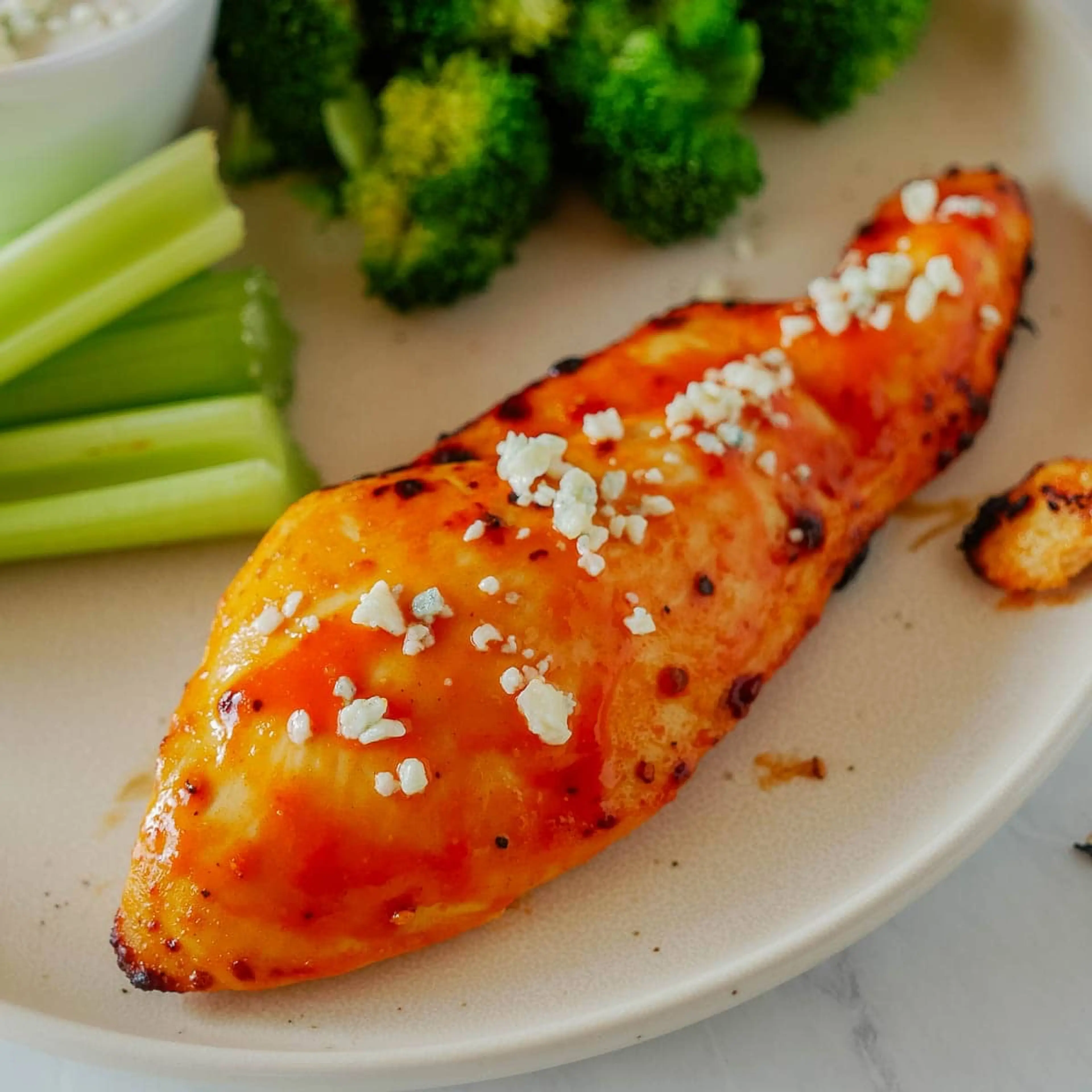 Air Fryer Buffalo Chicken Breasts