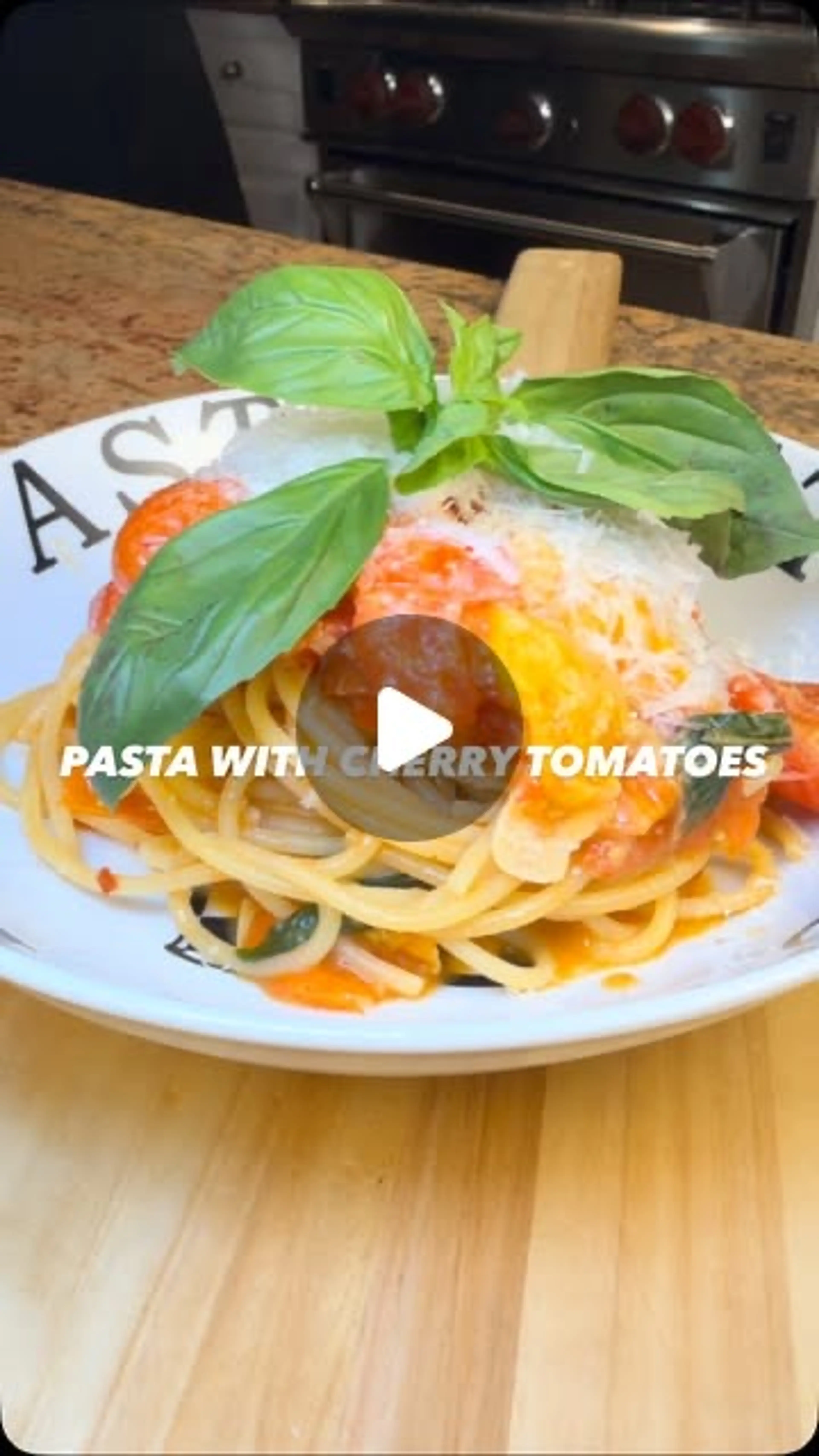 Pasta With Cherry Tomatoes