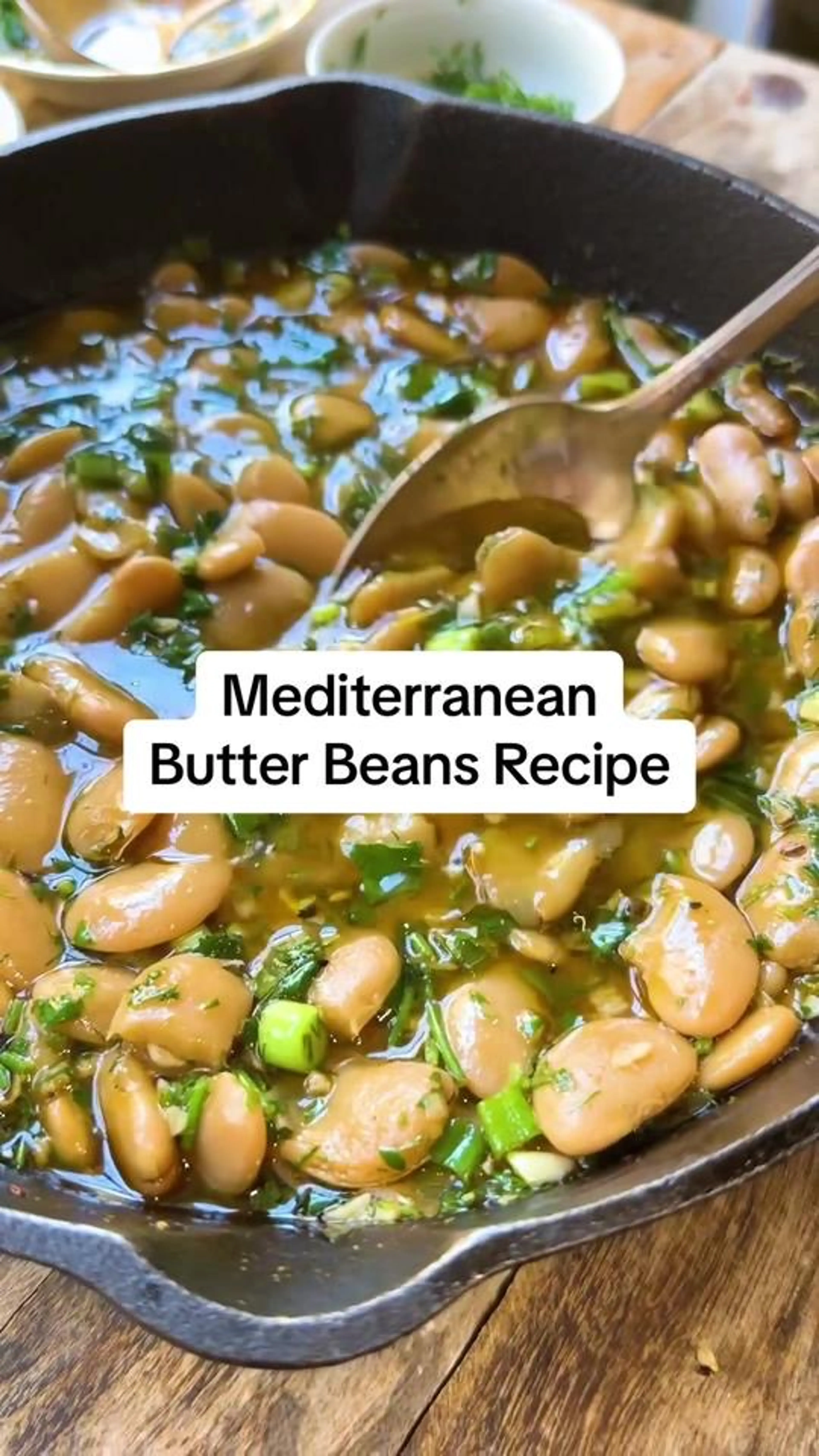 Mediterranean Butter Beans with Garlic, Herbs and Lemon - Th