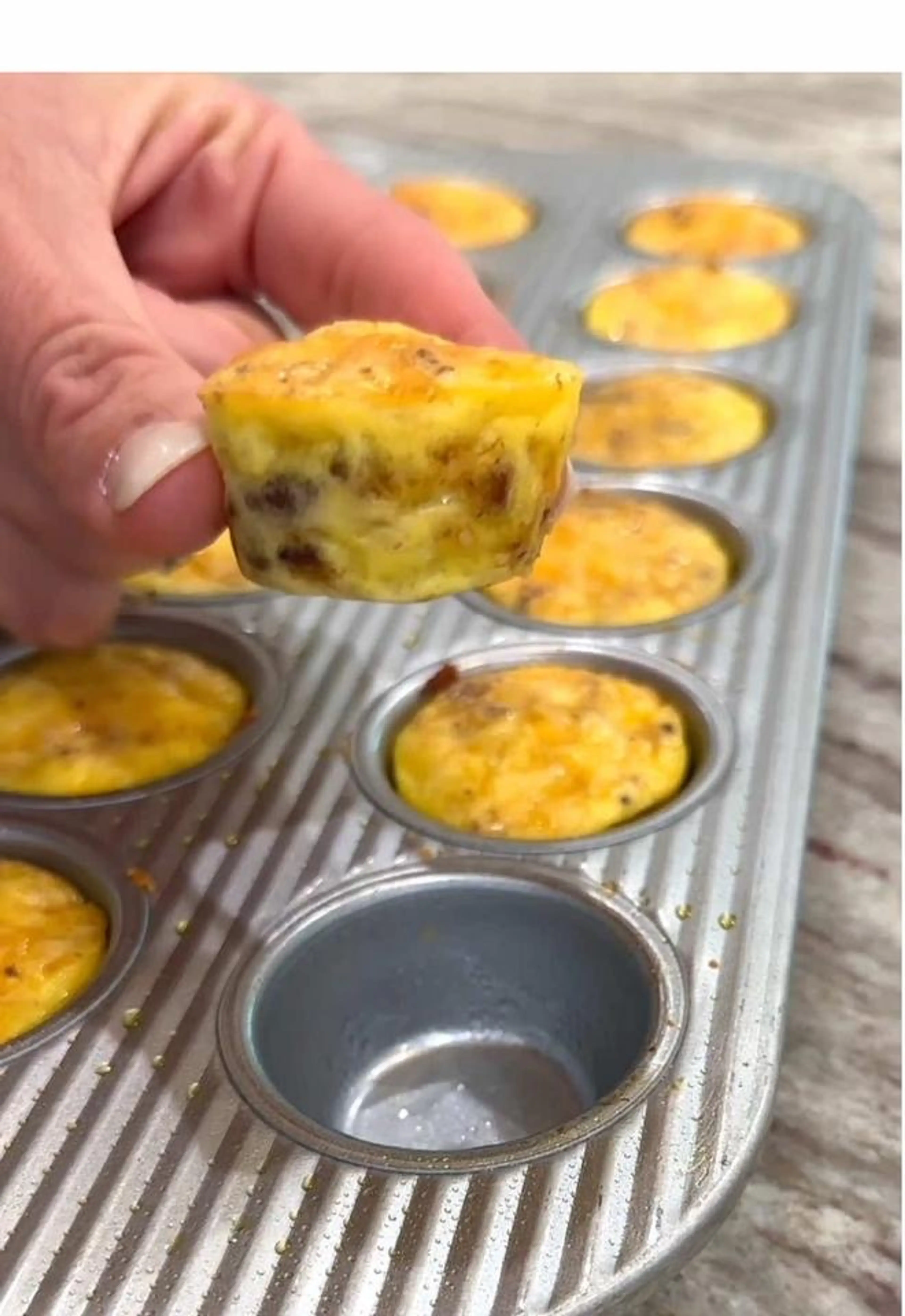 Bacon and Cheese Egg Bites