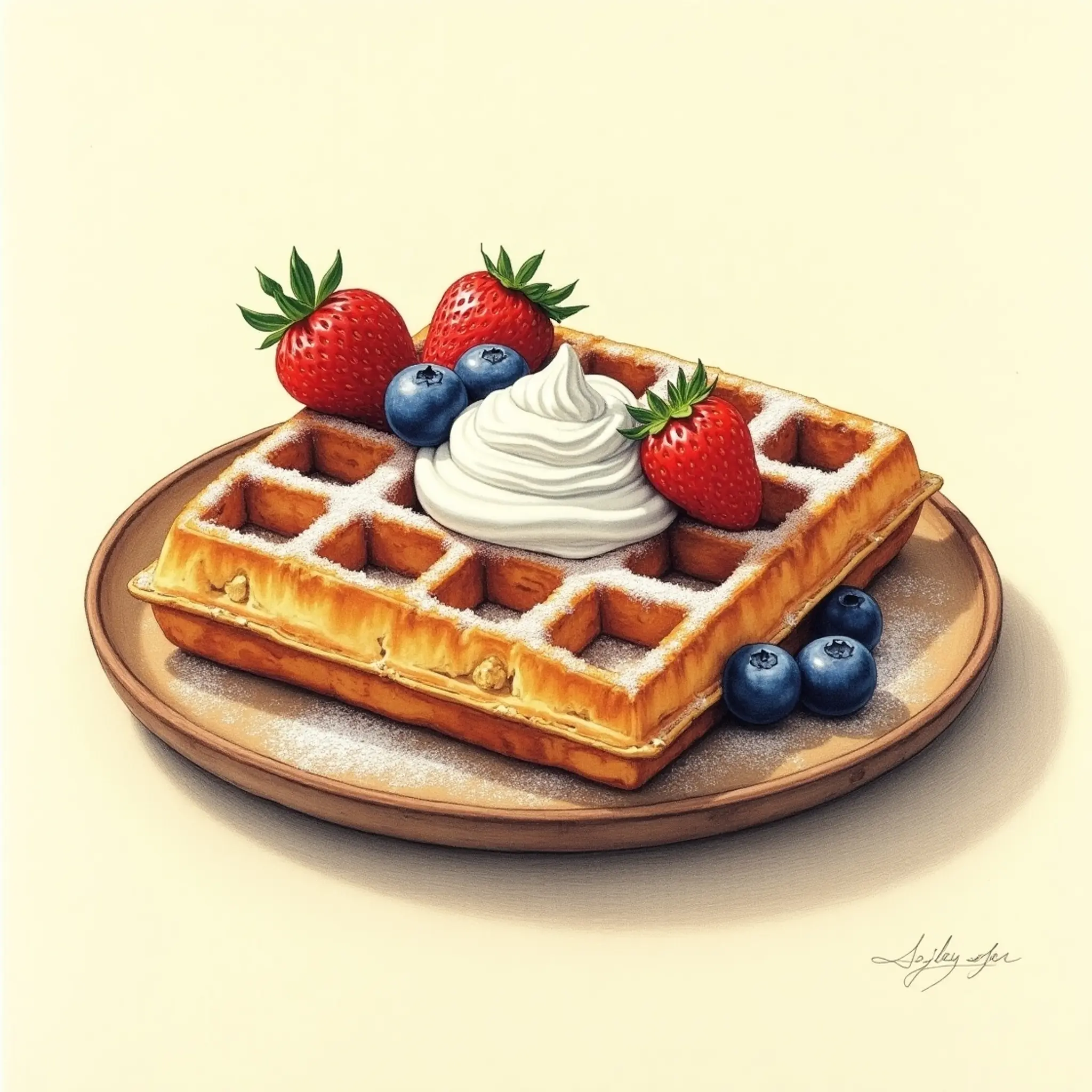 André’s Haferflocken-Waffeln