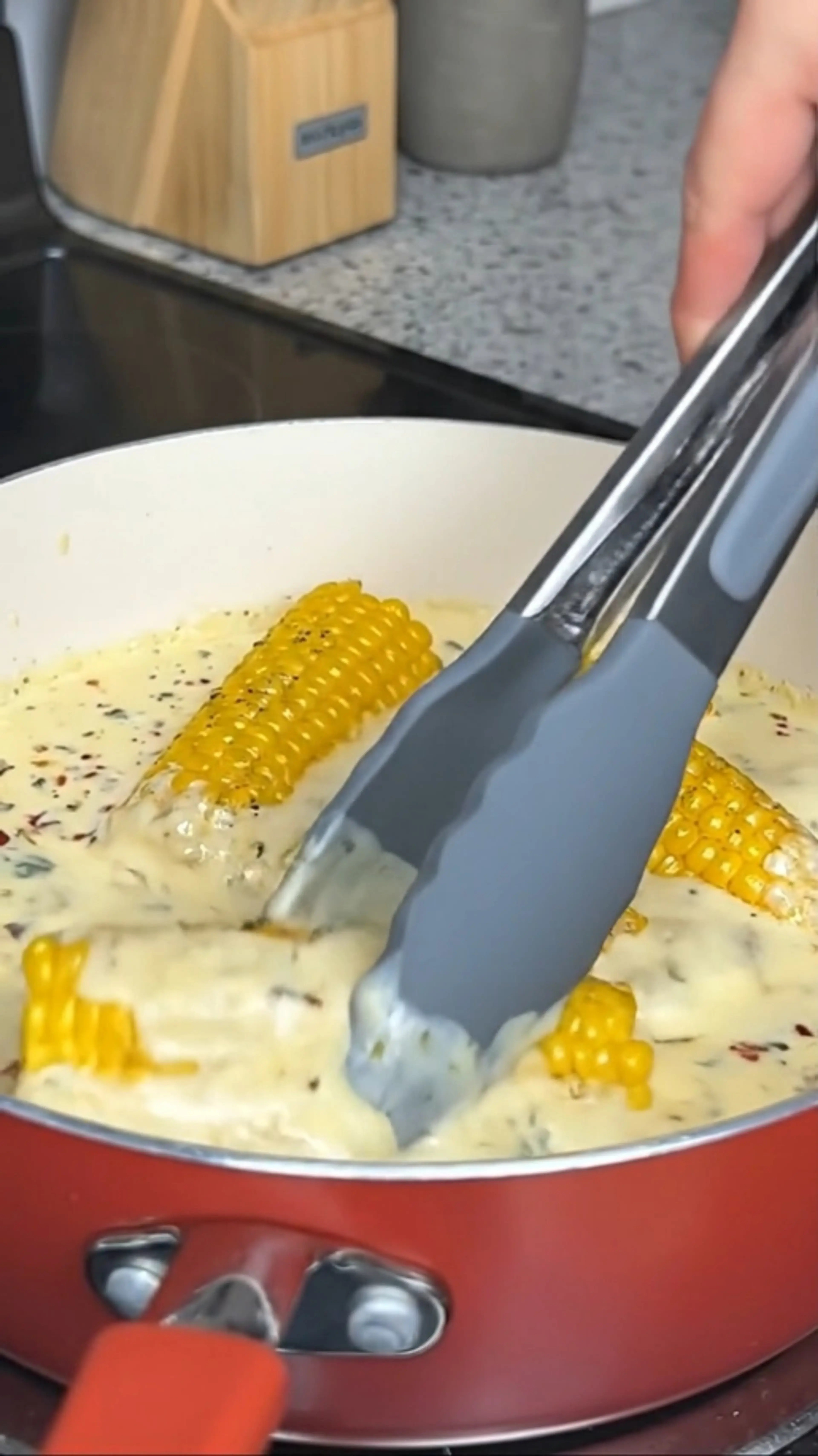 Creamy Garlic Parmesan Corn