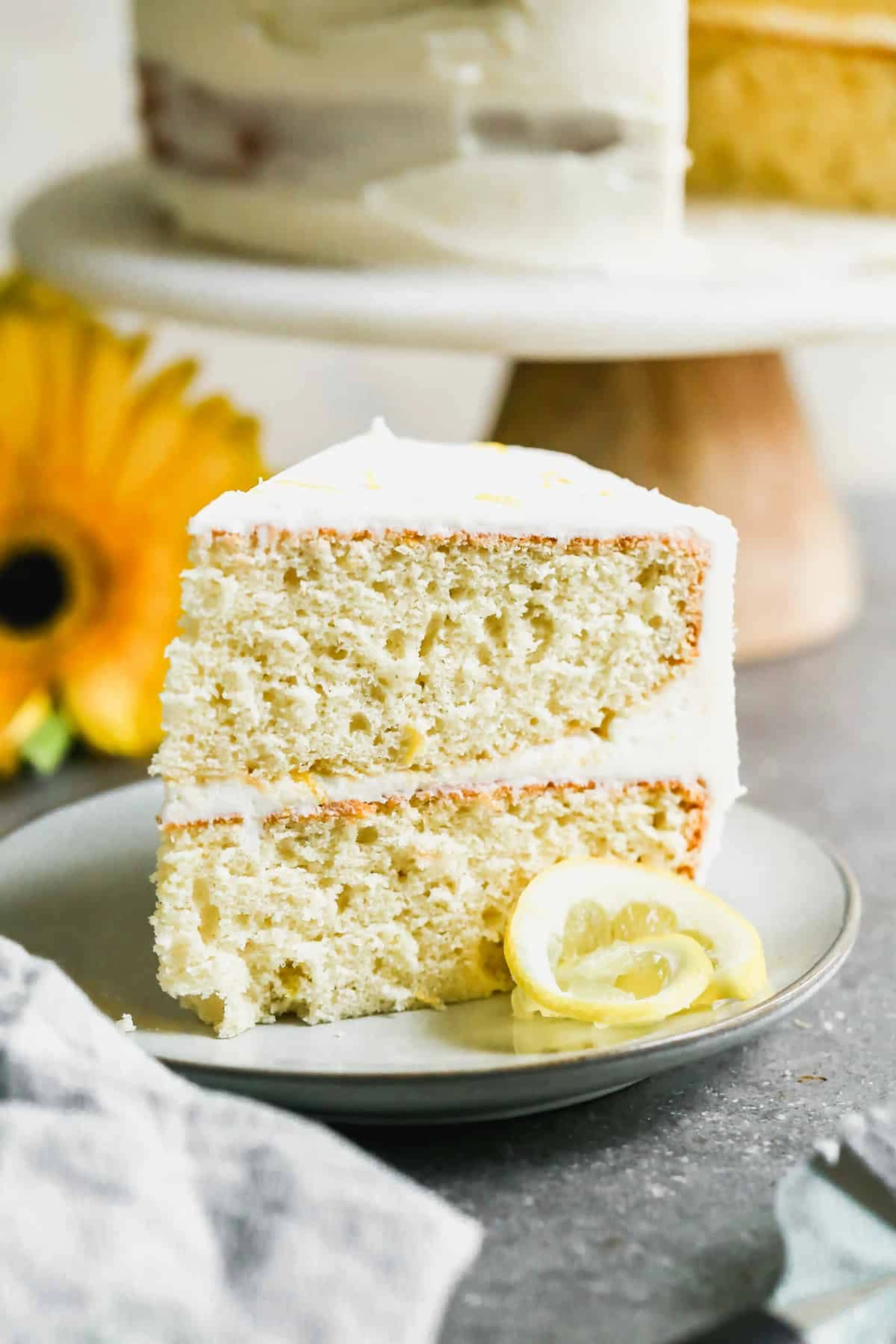 Lemon Cake & Buttercream Frosting