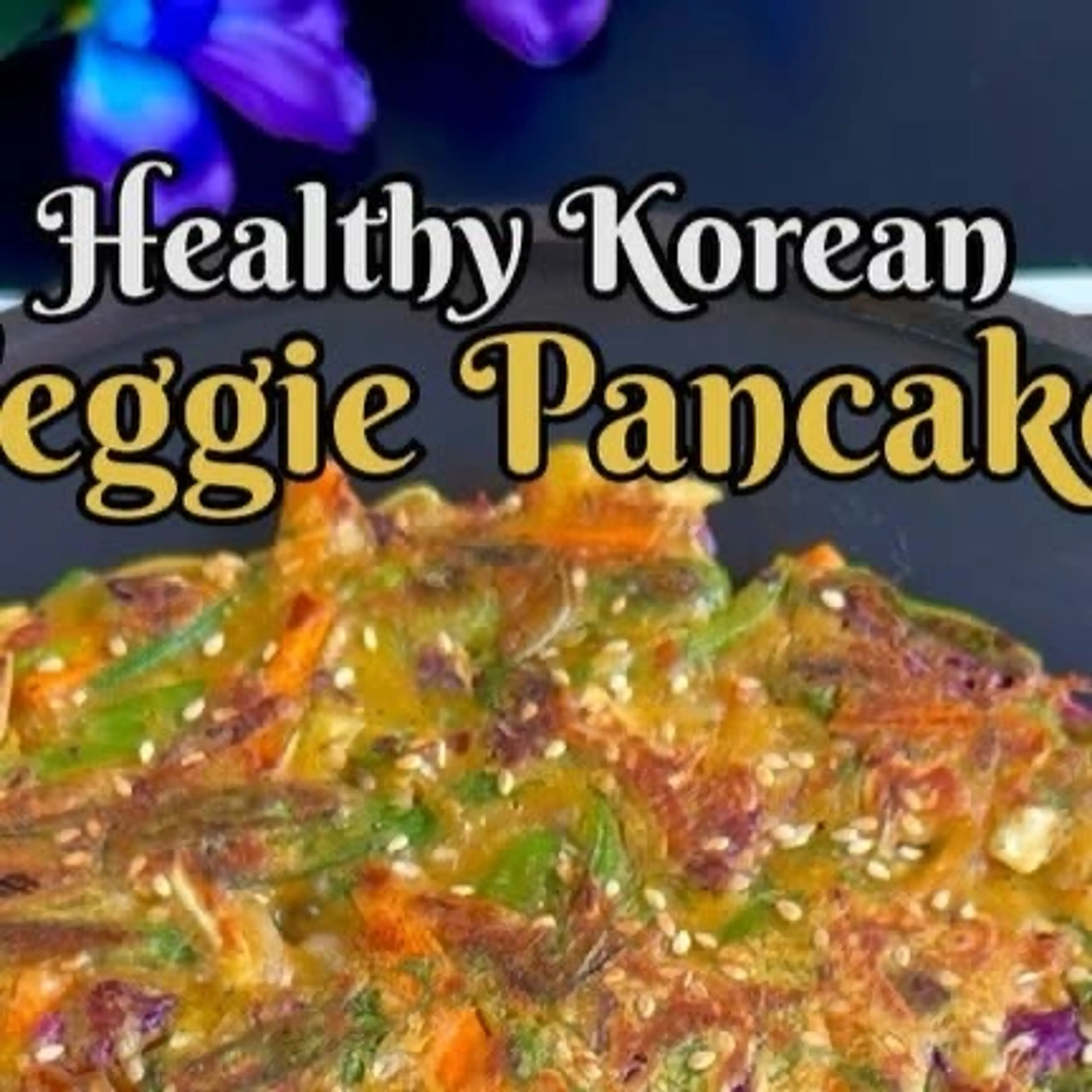 Healthy Korean Style Veggie Pancakes