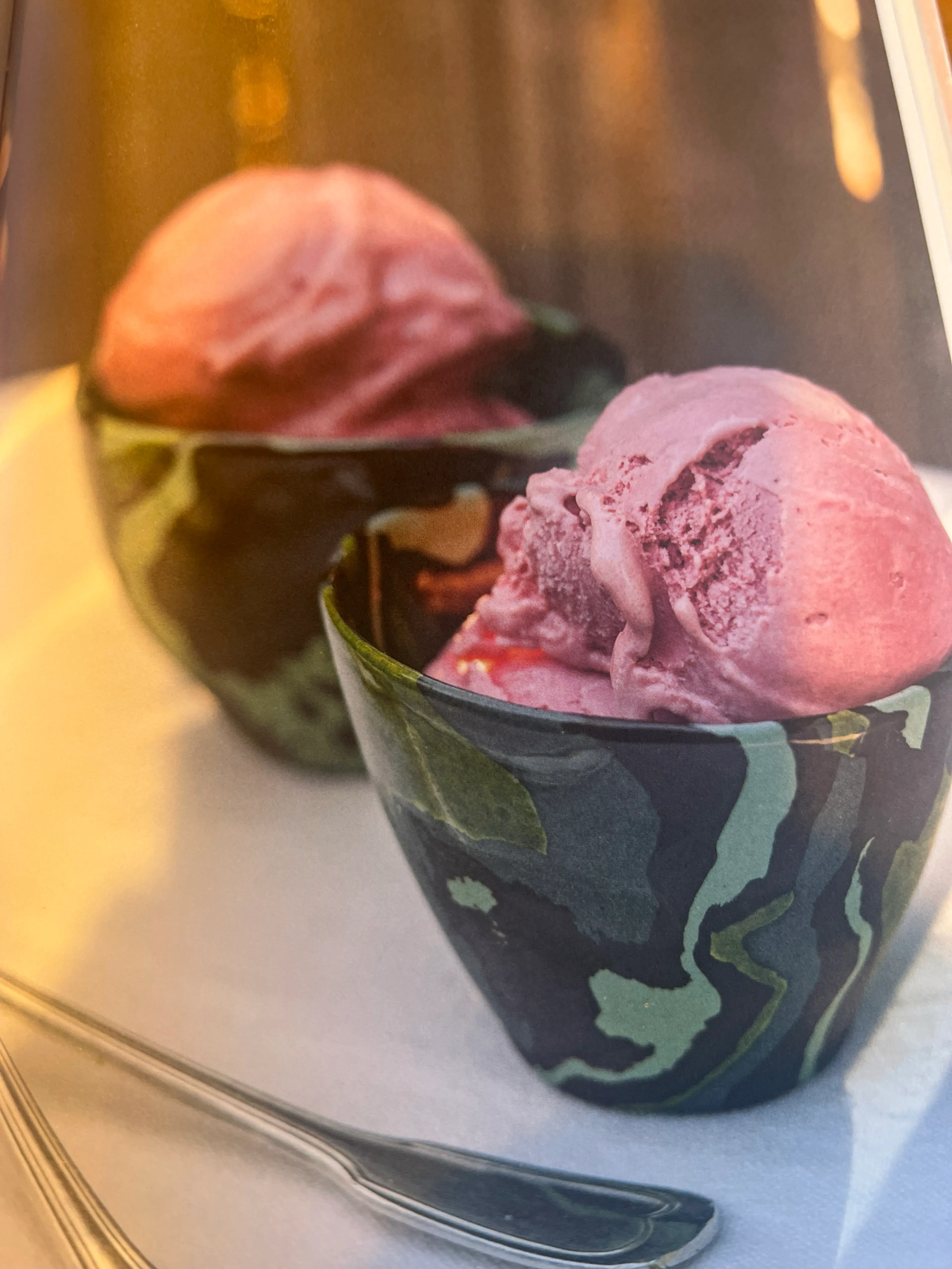 Roasted Plum Ice Cream